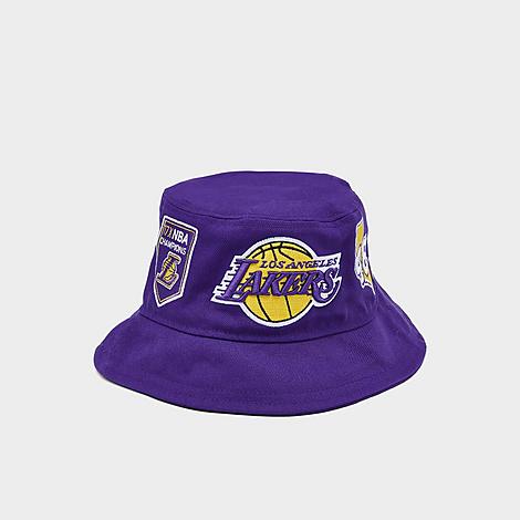 New Era Nba Los Angeles Lakers Champions Bucket Hat In Purple