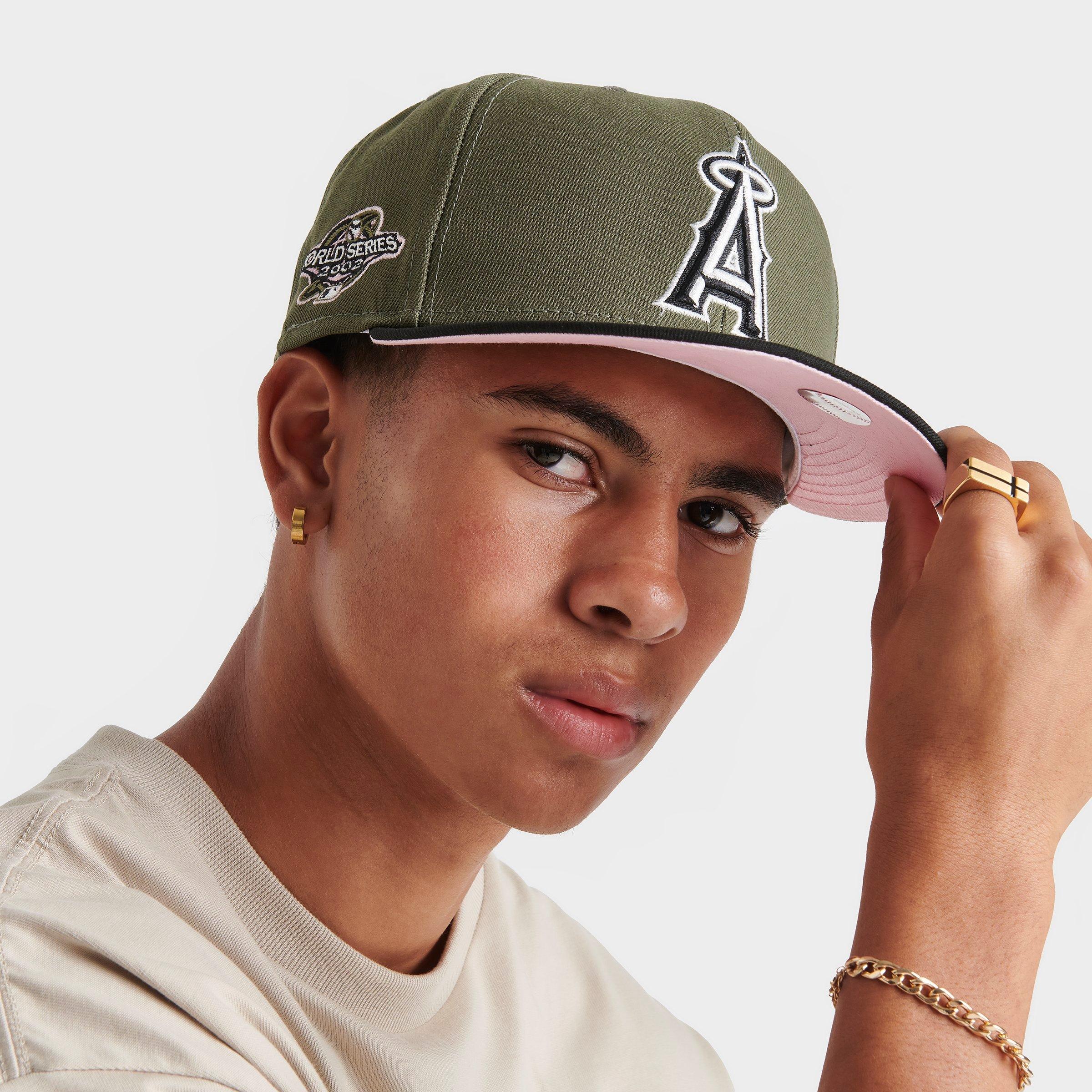 Los Angeles Dodgers New Era All Olive Green/Pink Bottom With 75TH