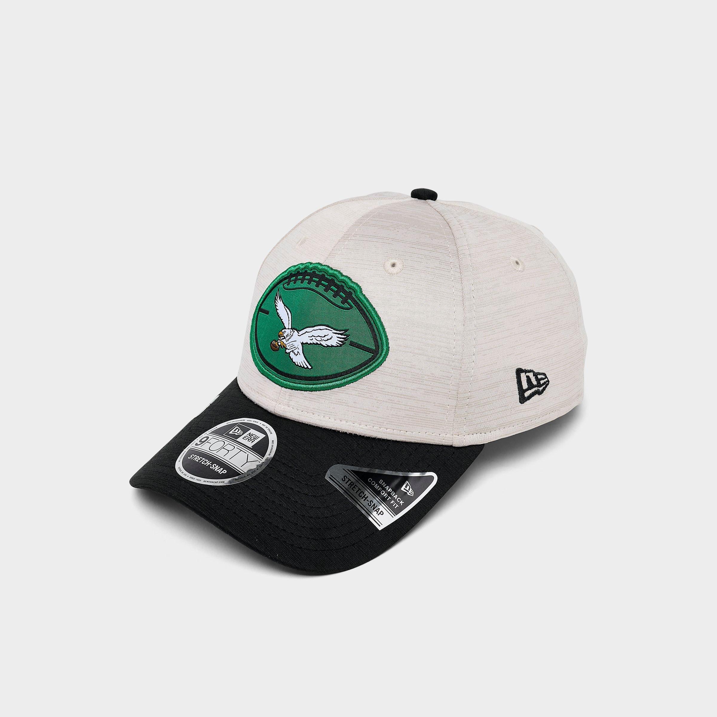 New Era Philadelphia Eagles NFL 9FORTY Stretch-Snap Snapback Hat in Off-White/Off White