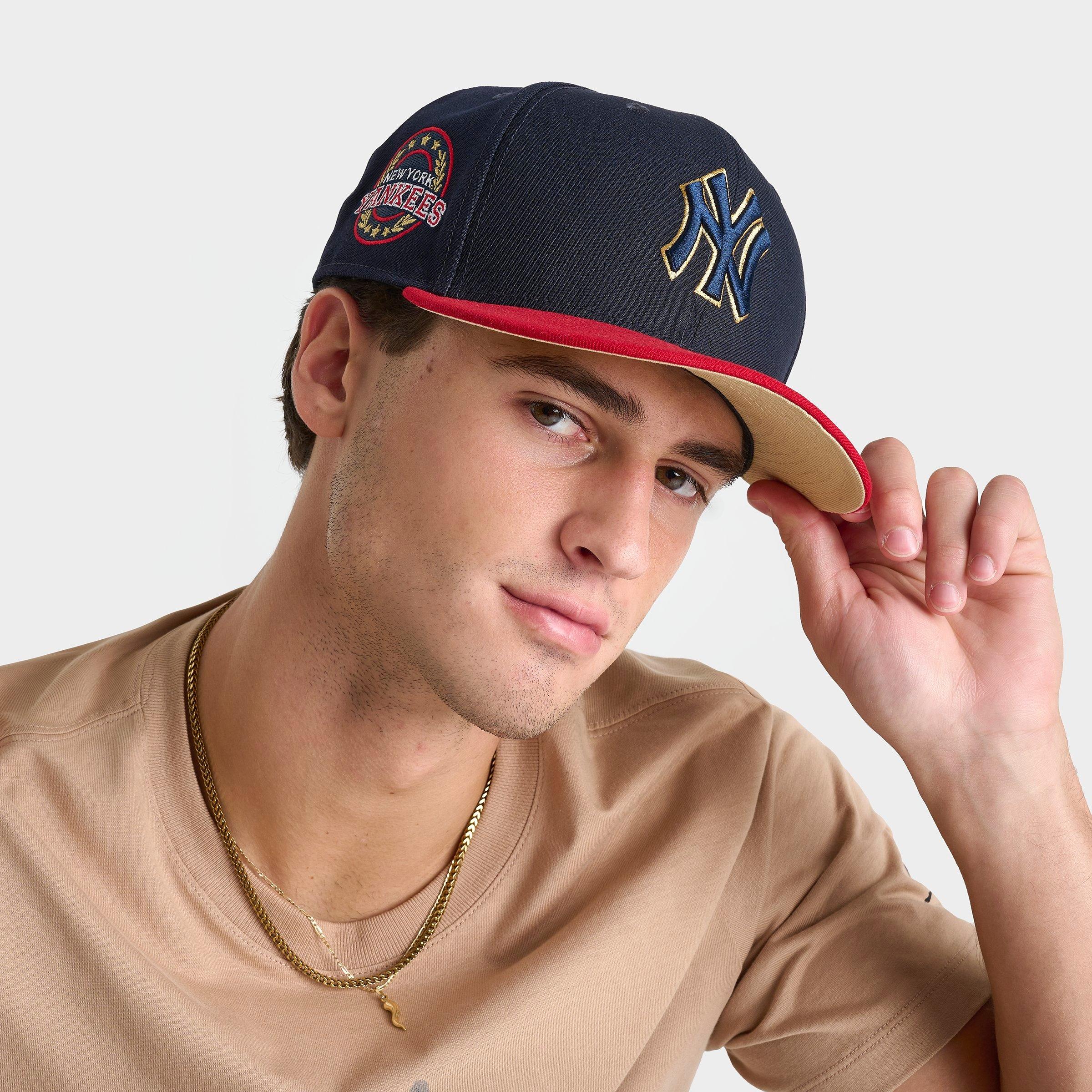 New Era New York Yankees MLB 59FIFTY Retro Fitted Hat in Olympic Size: 7 1/2