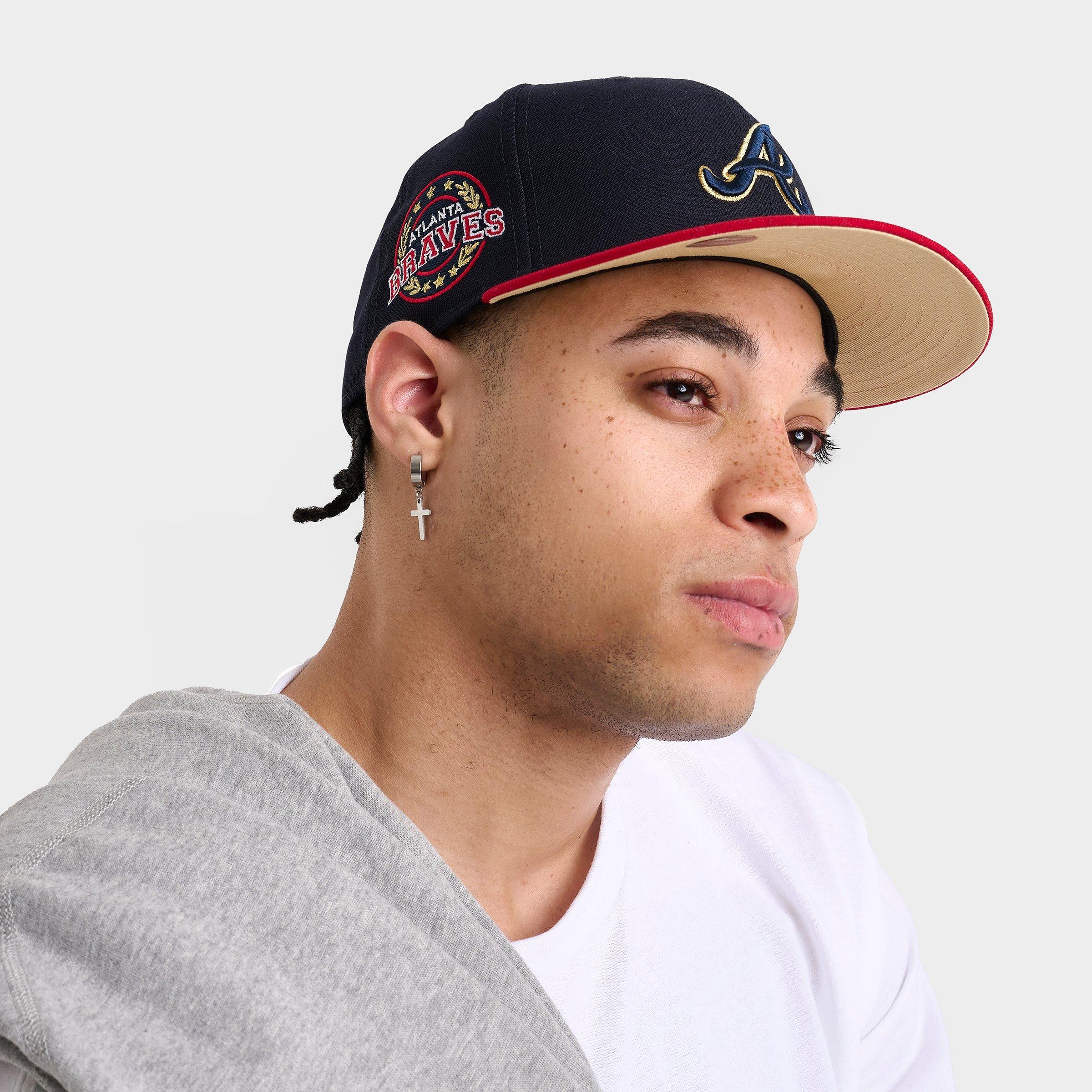 New Era Atlanta Braves MLB 59FIFTY Retro Fitted Hat in Olympic Size: 7 1/2