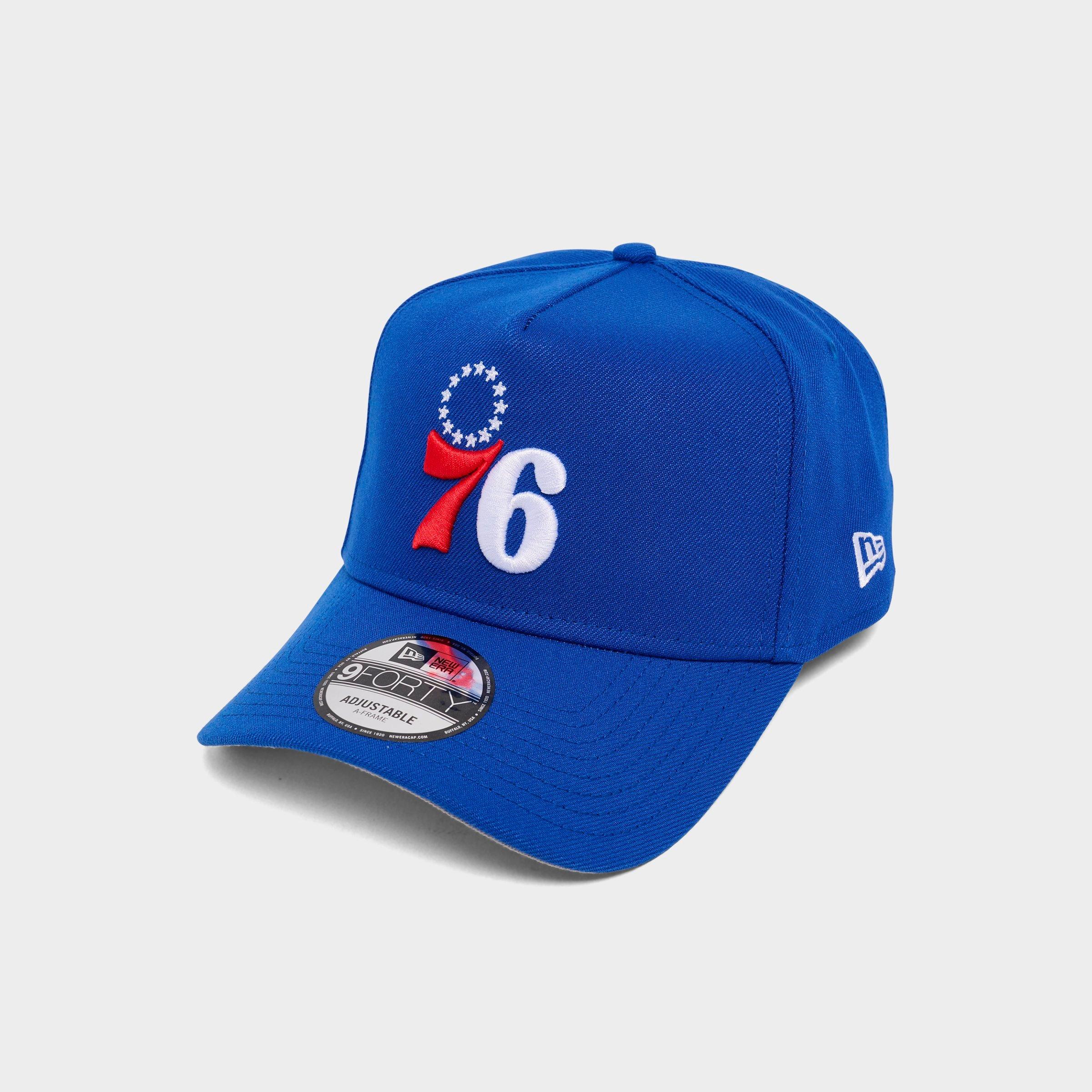 New Era Philadelphia 76ers NBA 9FORTY A-Frame Snapback Hat in Royal