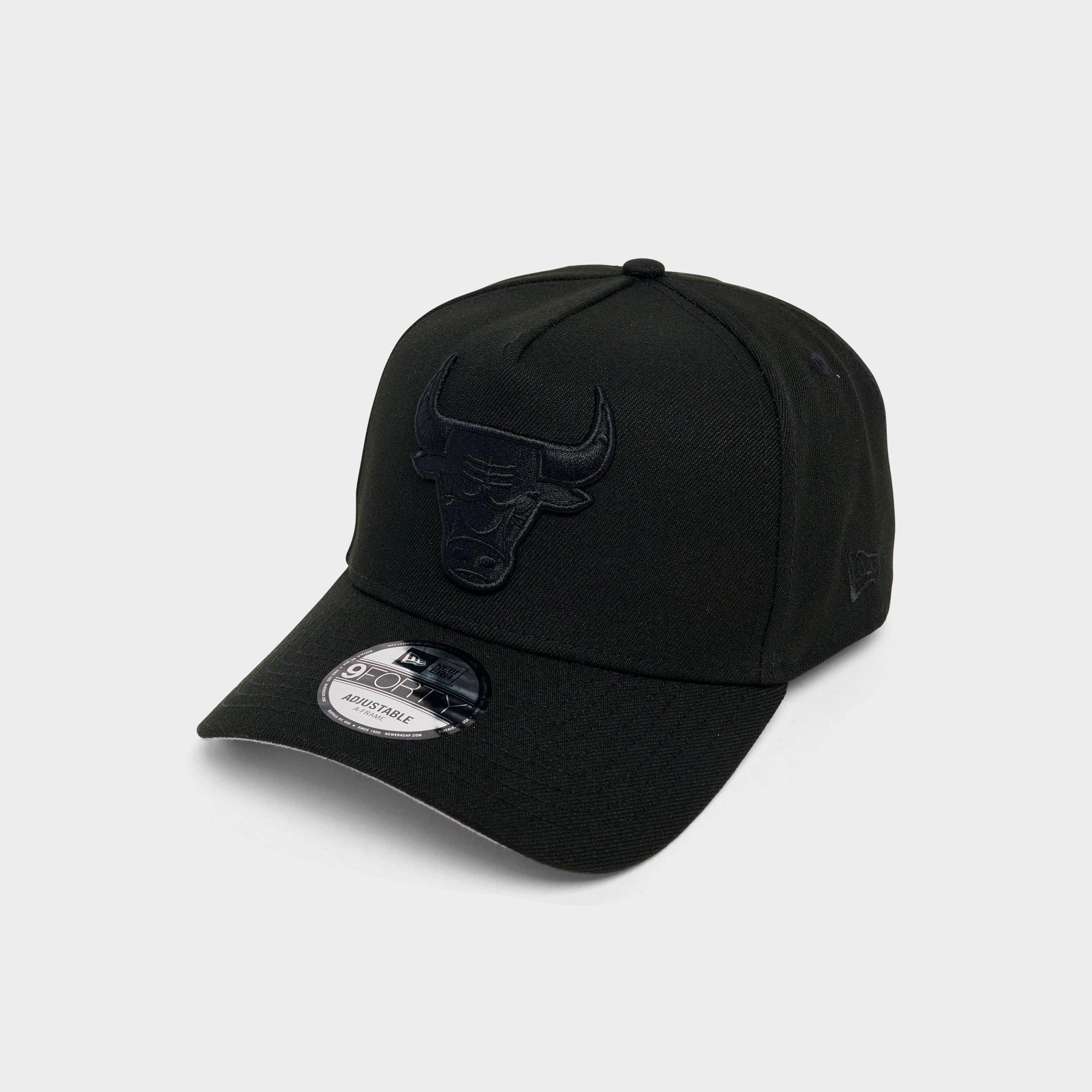New Era Chicago Bulls NBA 9FORTY A-Frame Snapback Hat in Black