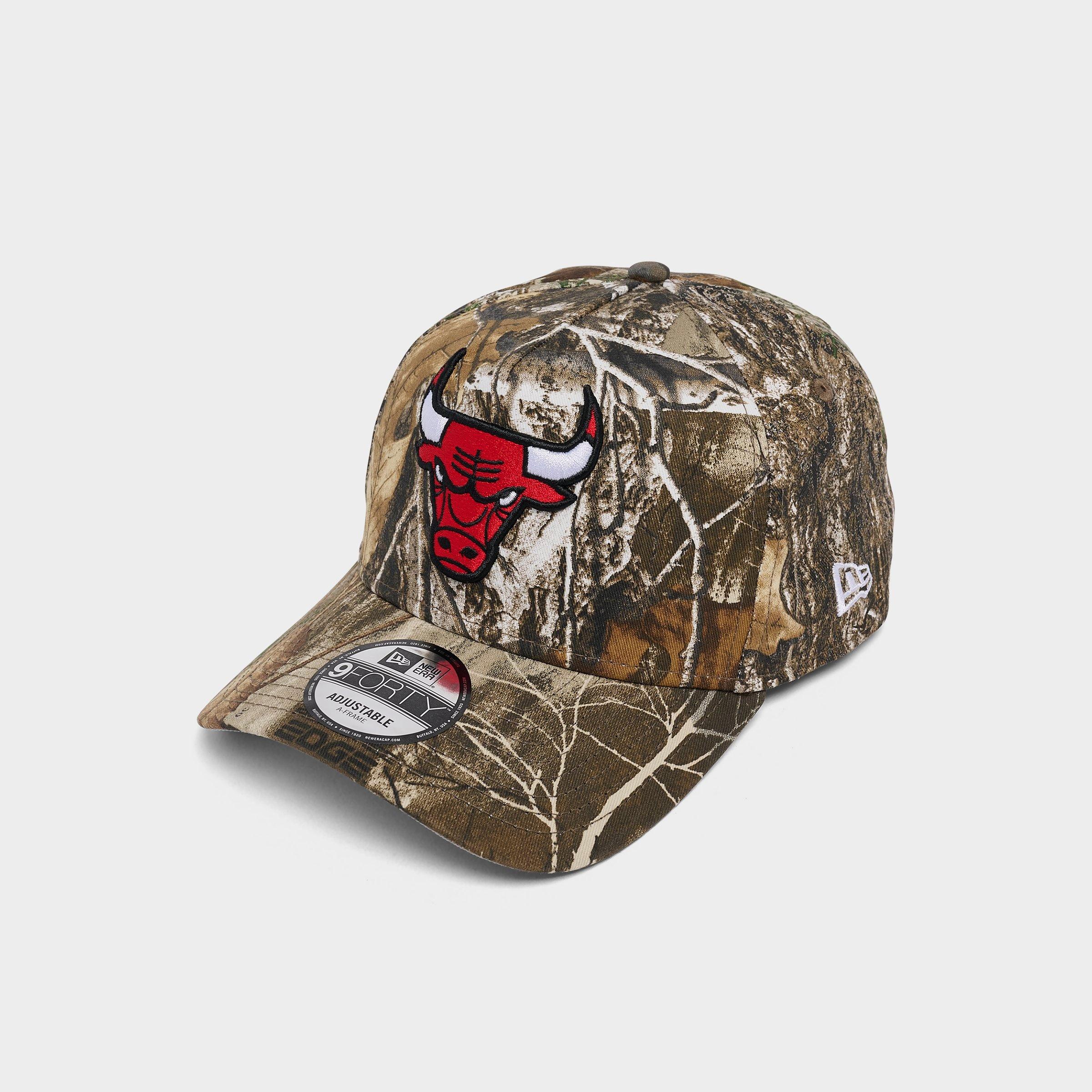 New Era Chicago Bulls NBA 9FORTY A-Frame Snapback Hat in Realtree Camo