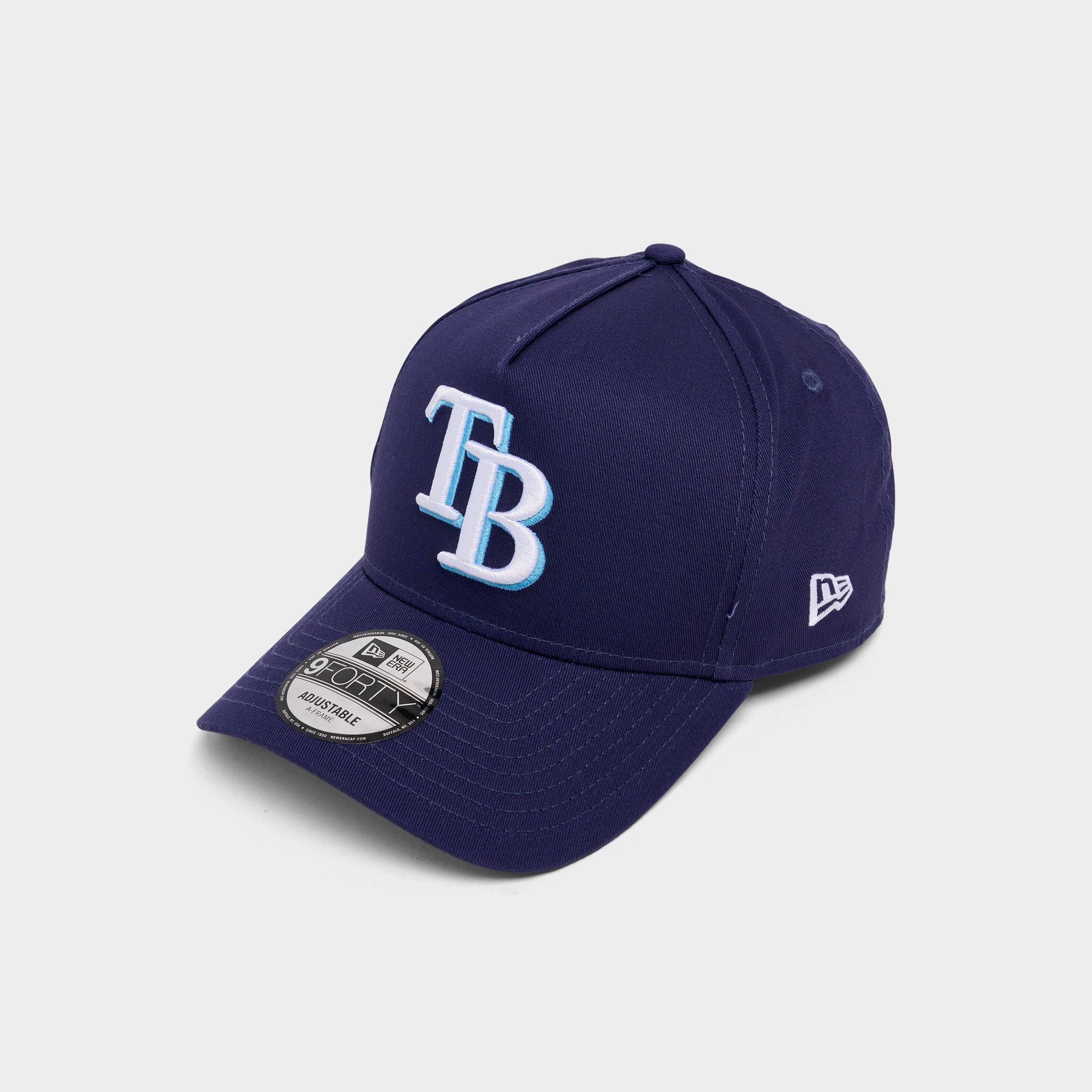 New Era Tampa Bay Rays MLB 9FORTY A-Frame Snapback Hat in Navy