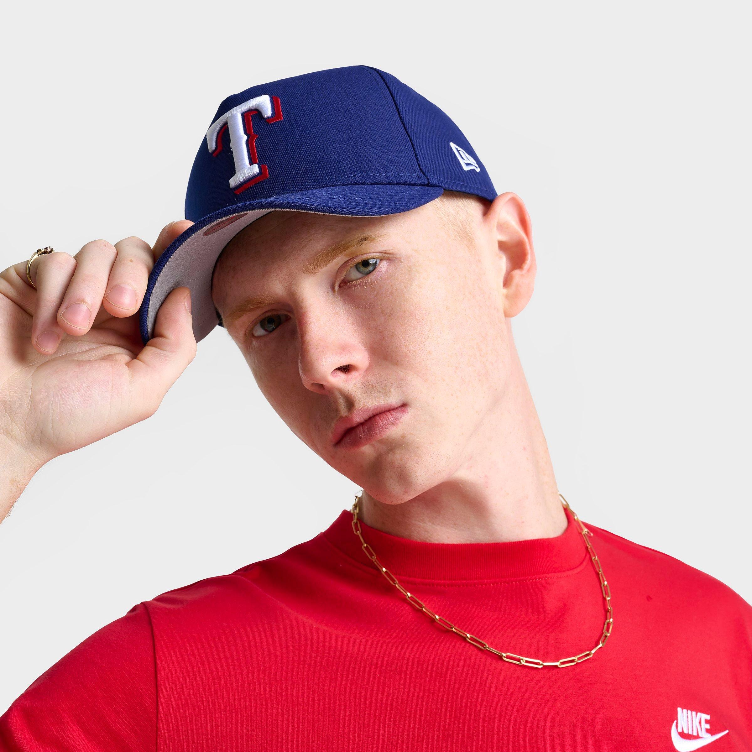 New Era Texas Rangers MLB 9FORTY Core Snapback Hat in Navy