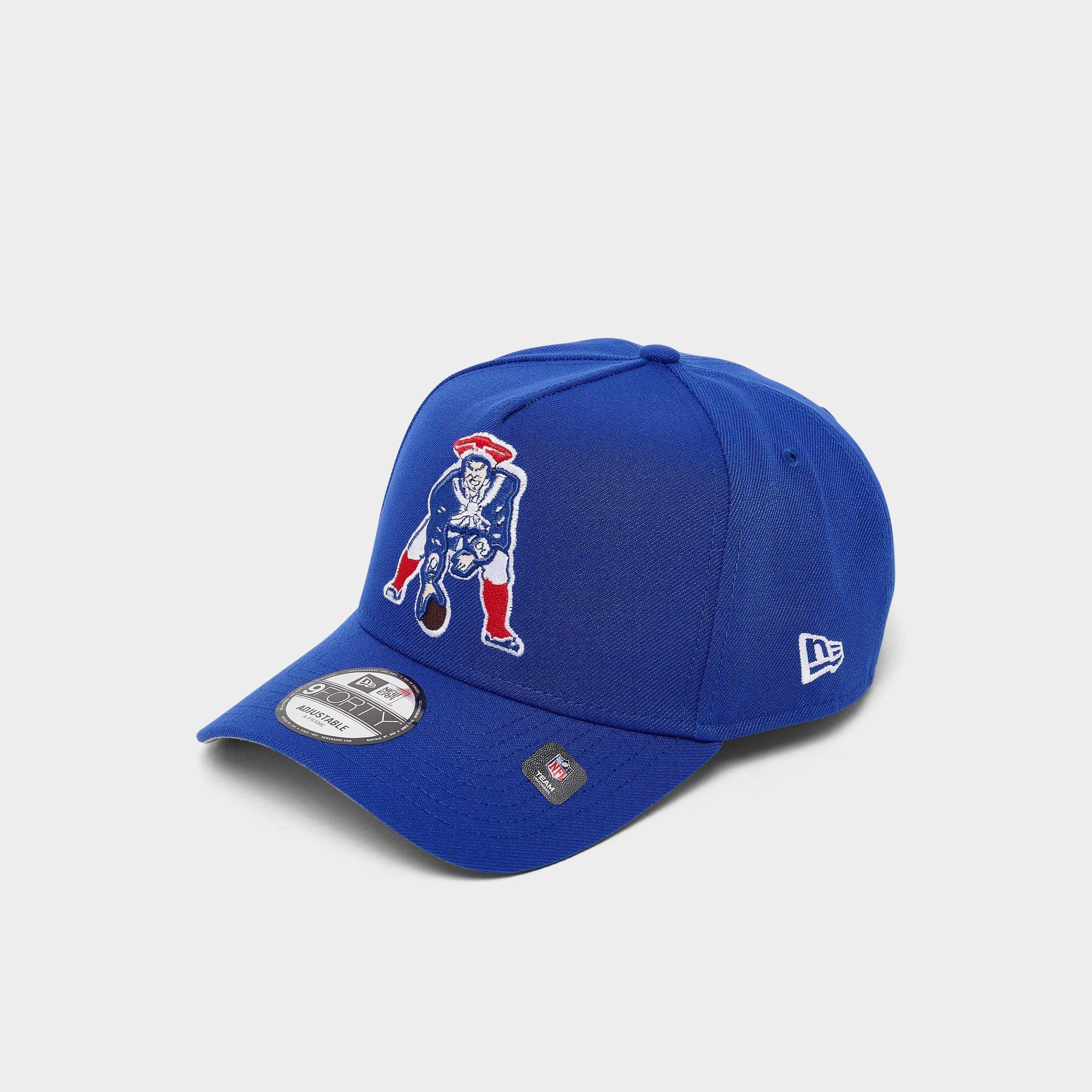 New Era New England Patriots NFL 9FORTY A-Frame Snapback Hat in Royal