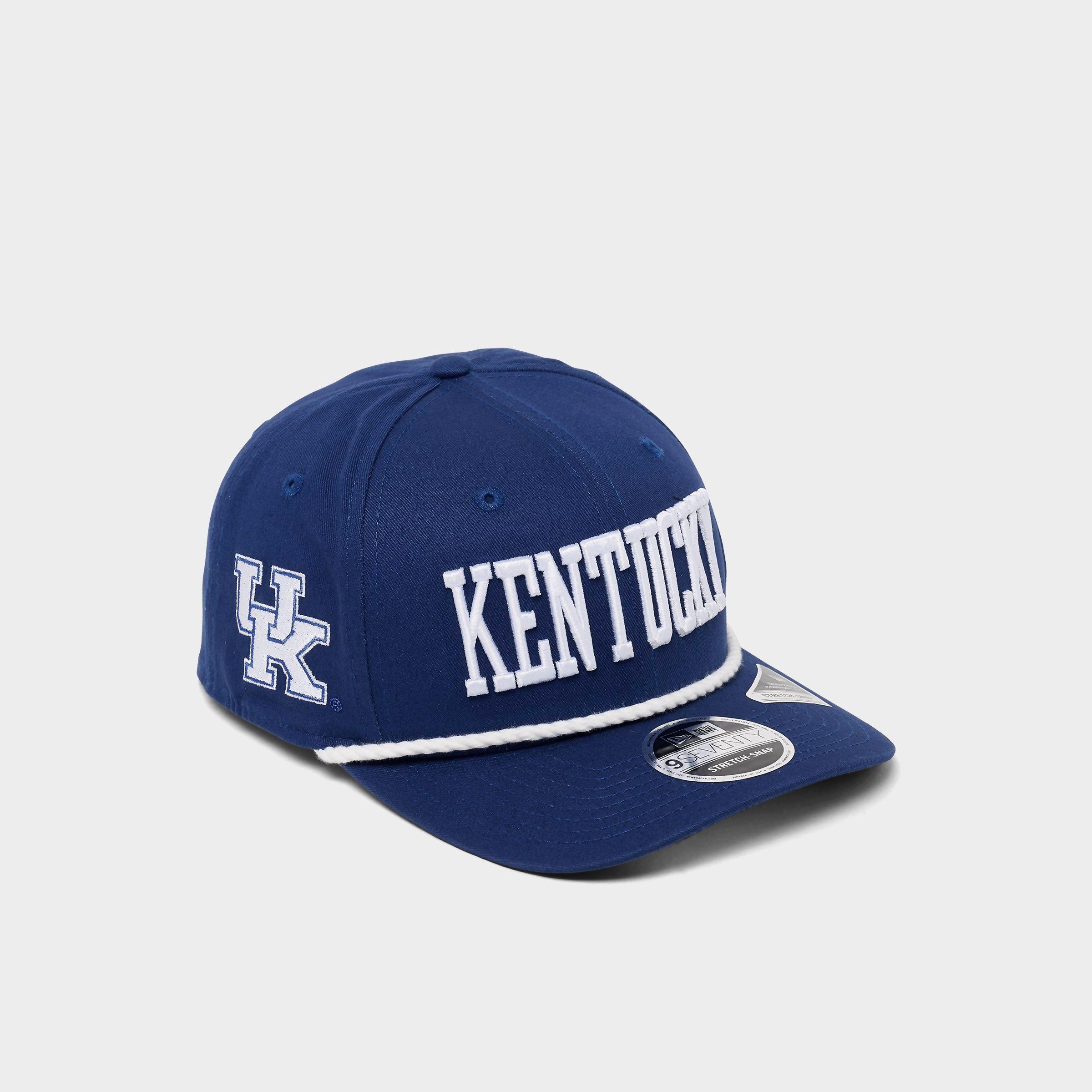 New Era University of Kentucky Wildcat 9SEVENTY Stretch-Snap Snapback Hat in Blue/White