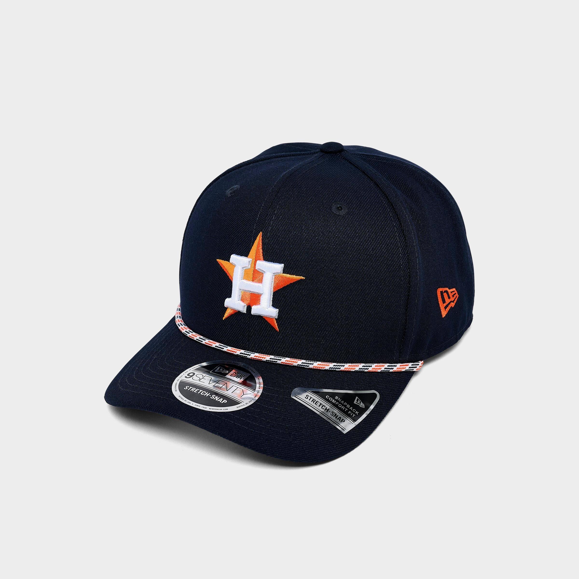 New Era Houston Astros MLB 9SEVENTY Stretch-Snap Snapback Hat in Dark Navy