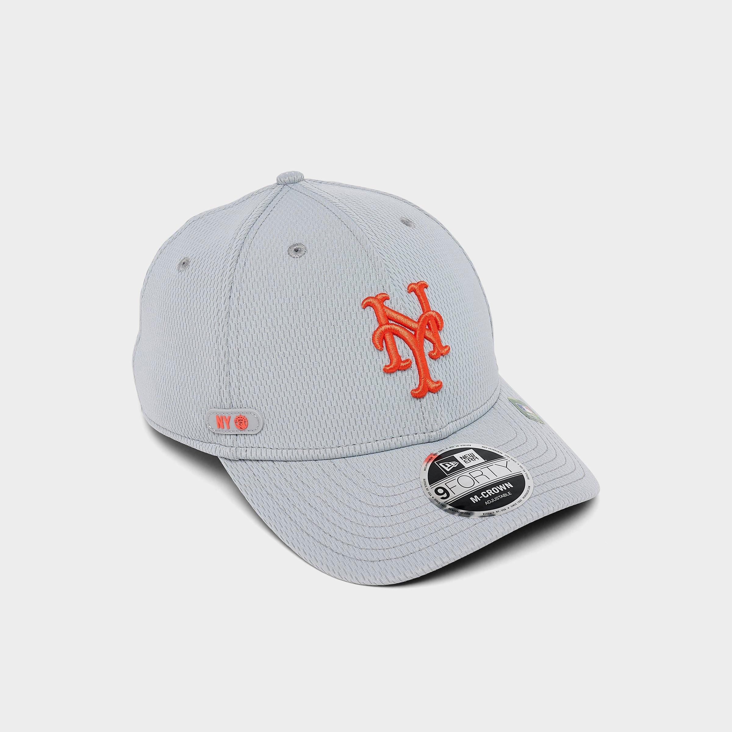 New Era New York Mets MLB 9FORTY M-Crown Snapback Hat in Light Grey