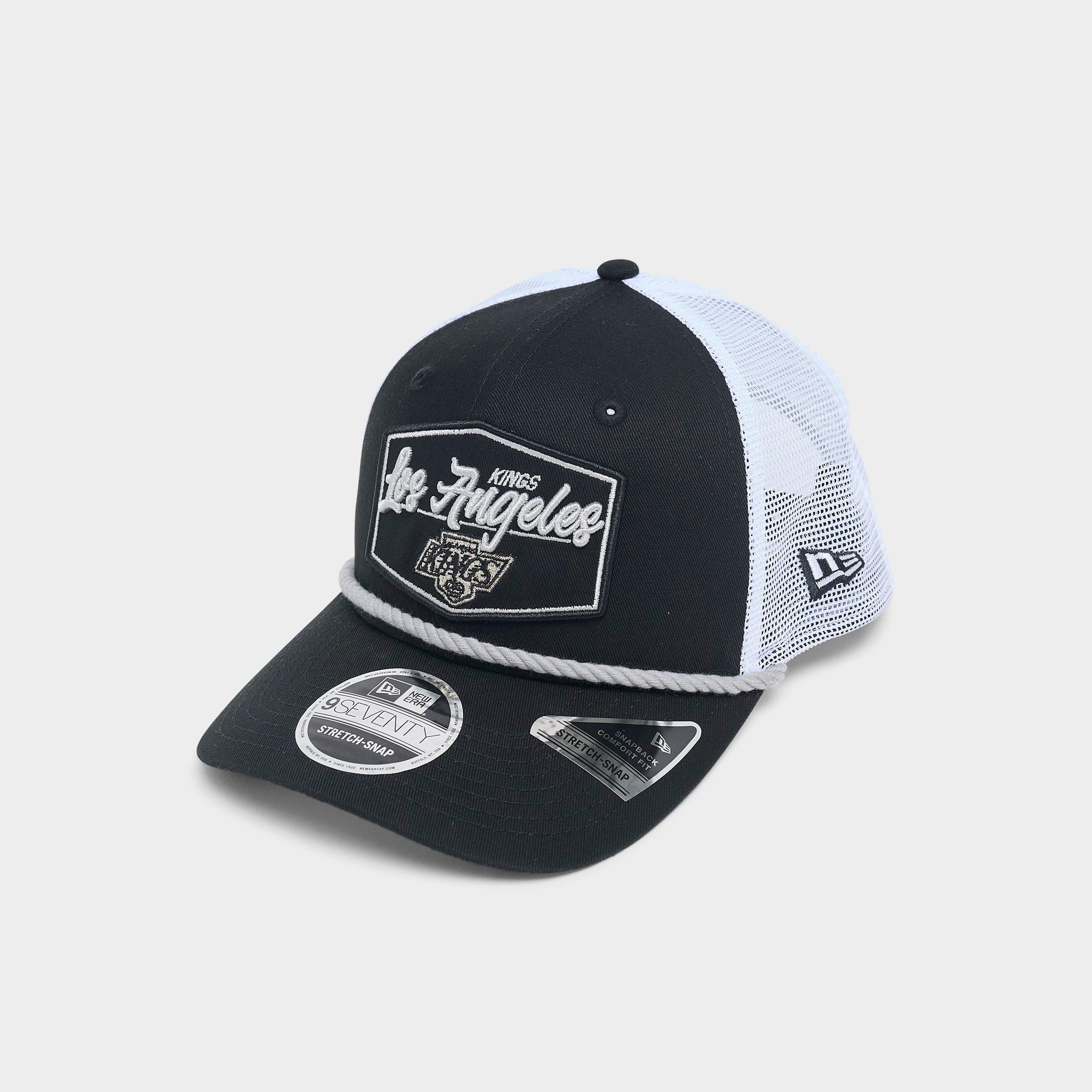 New Era LA Kings NHL 9SEVENTY Stretch-Snap Snapback Hat in Black/White