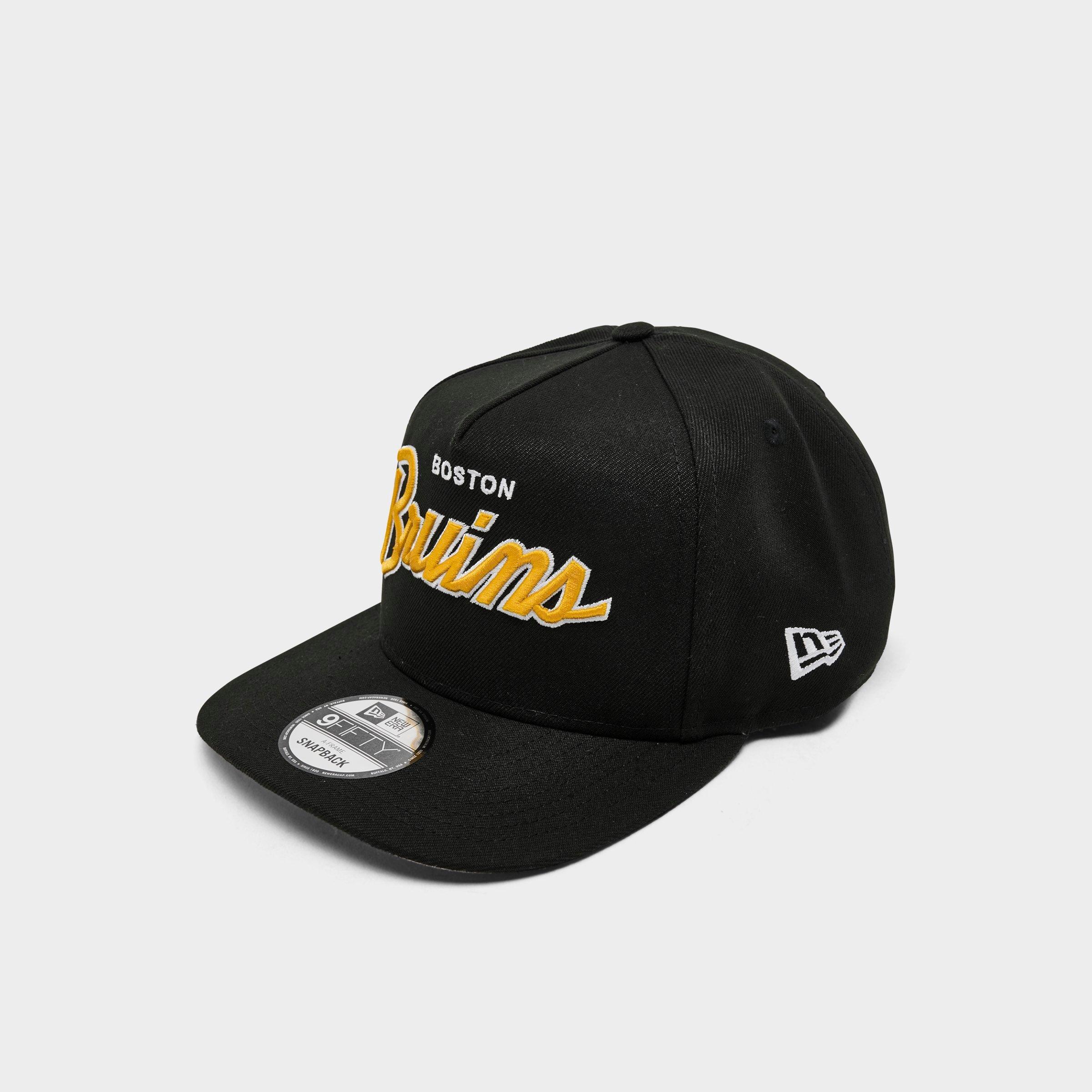 New Era Boston Bruins NHL 9FIFTY A-Frame Snapback Hat in Black
