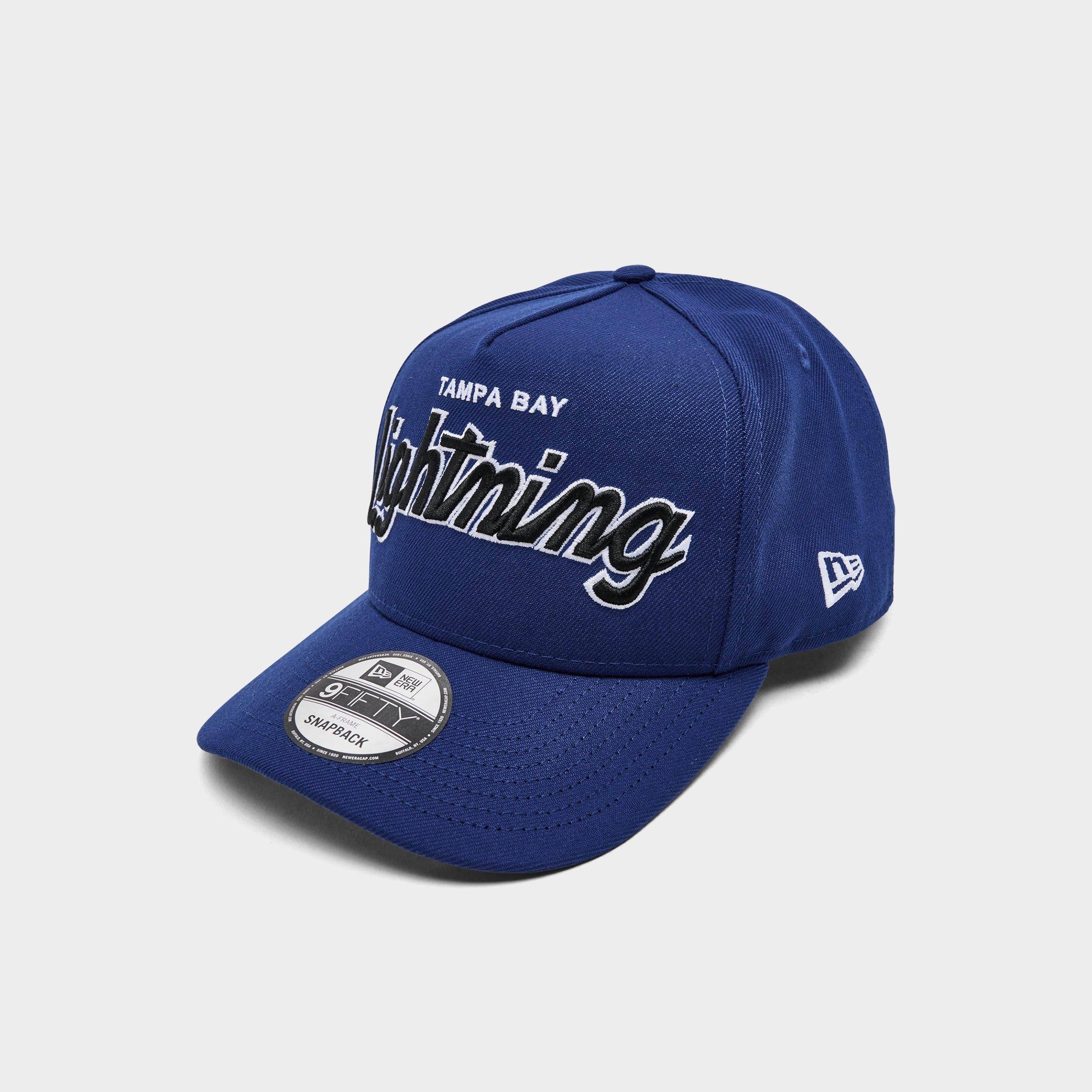 New Era Tampa Bay Lightning NHL 9FIFTY A-Frame Snapback Hat in Navy