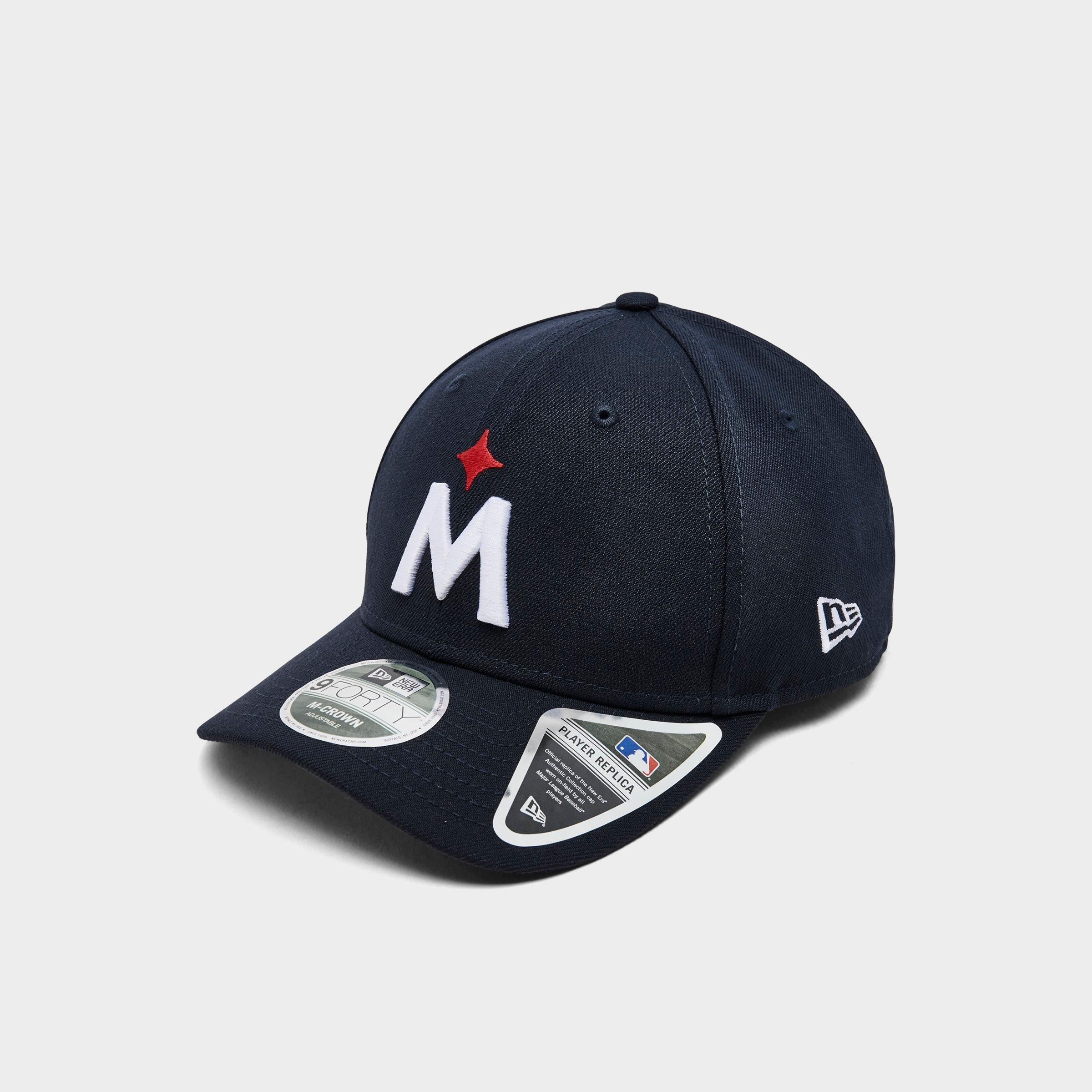 New Era Minnesota Twins MLB 9FORTY M-Crown Snapback Hat in Dark Navy