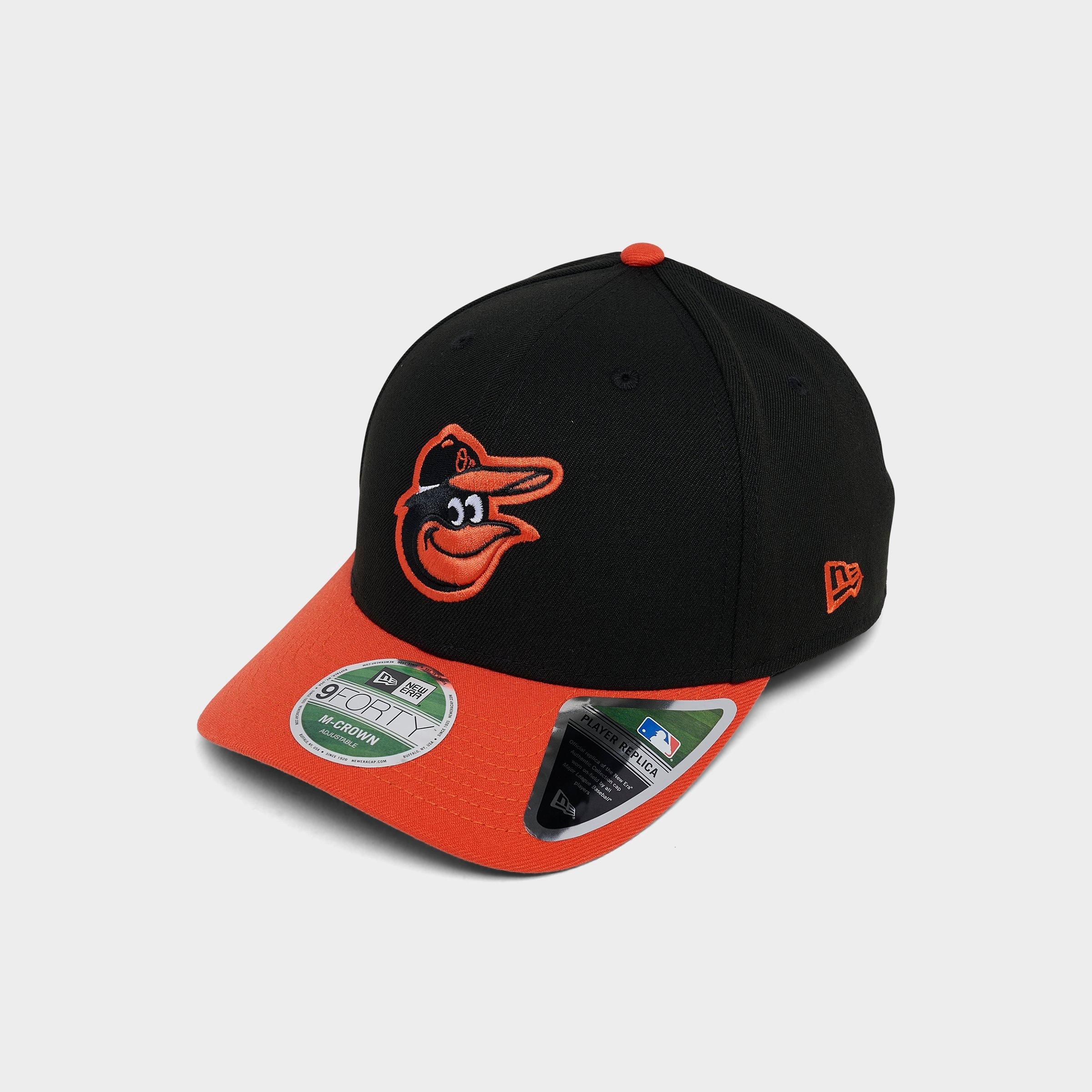 New Era Los Baltimore Orioles MLB 9FORTY M-Crown Snapback Hat in Black/Orange