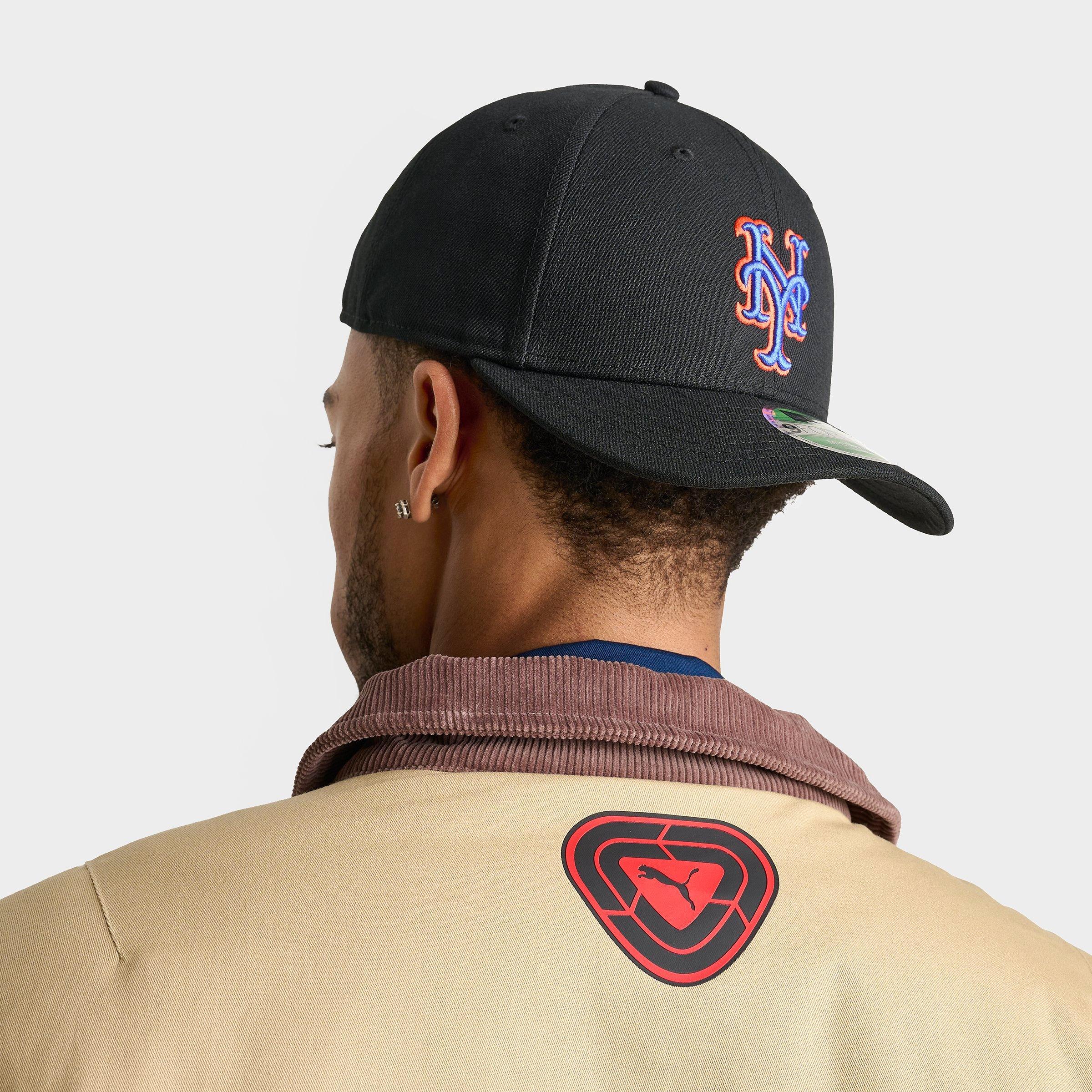 New Era New York Mets MLB 9FORTY M-Crown Snapback Hat in Black