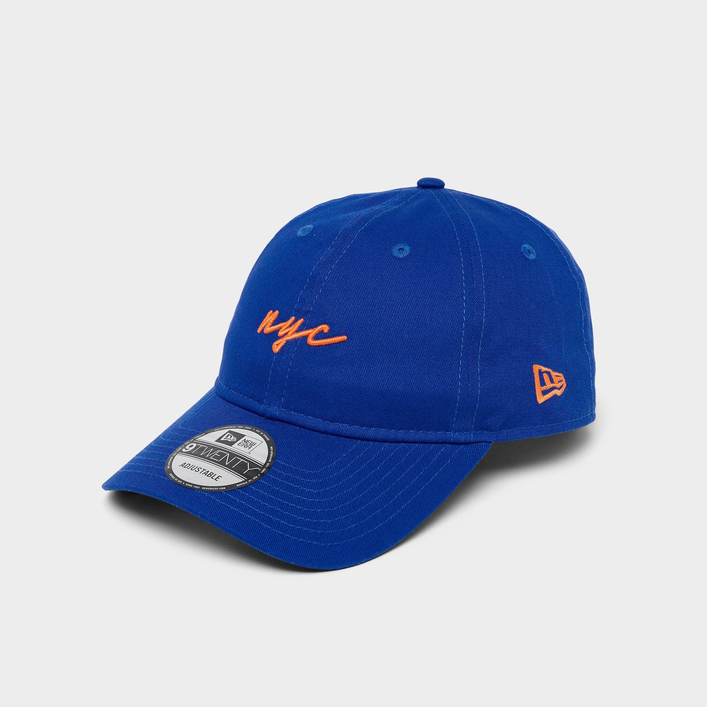 New Era New York Knicks NBA 9TWENTY Strapback Hat in Blue/Royal Blue