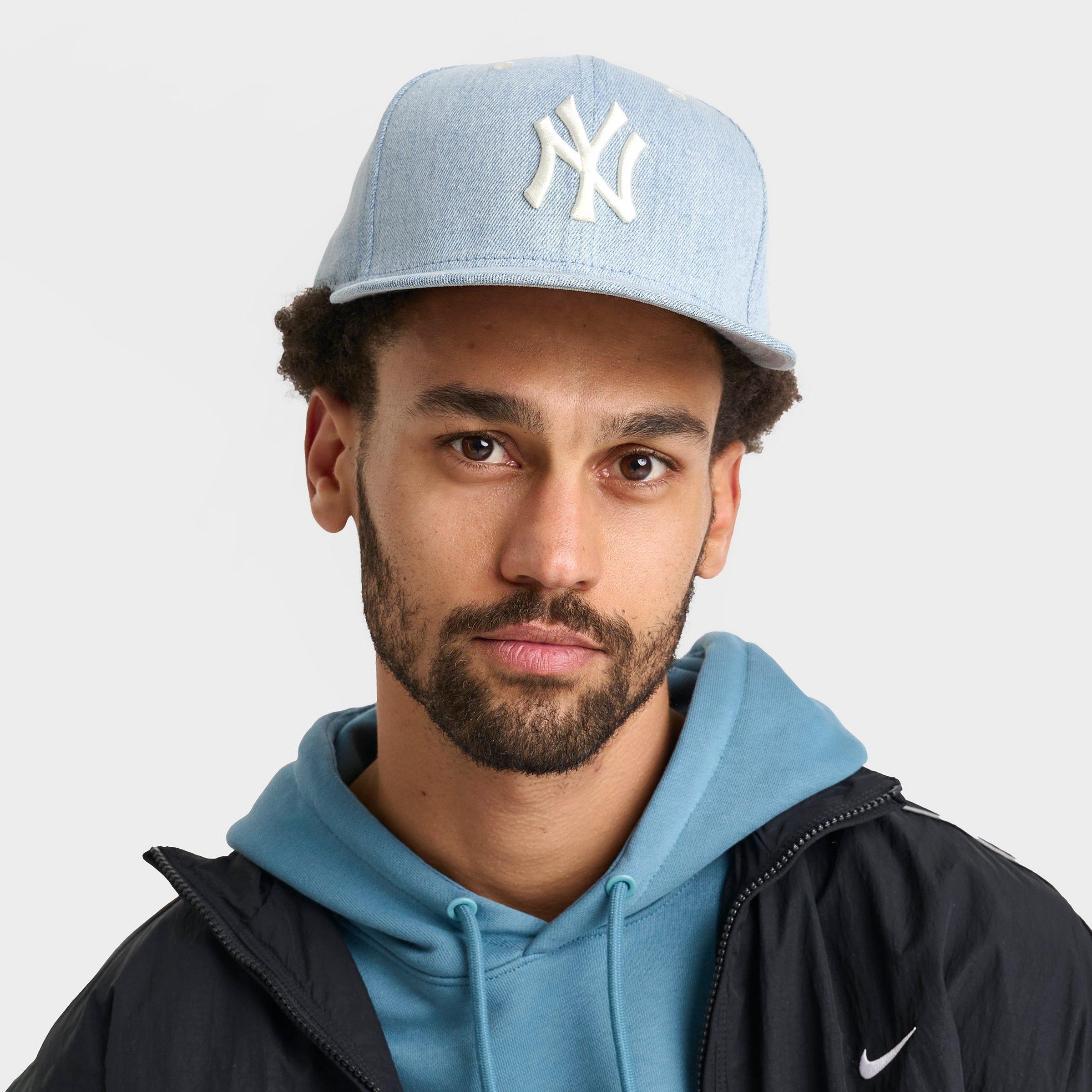New Era New York Yankees MLB 59FIFTY Fitted Hat in Denim Size: 7 1/2