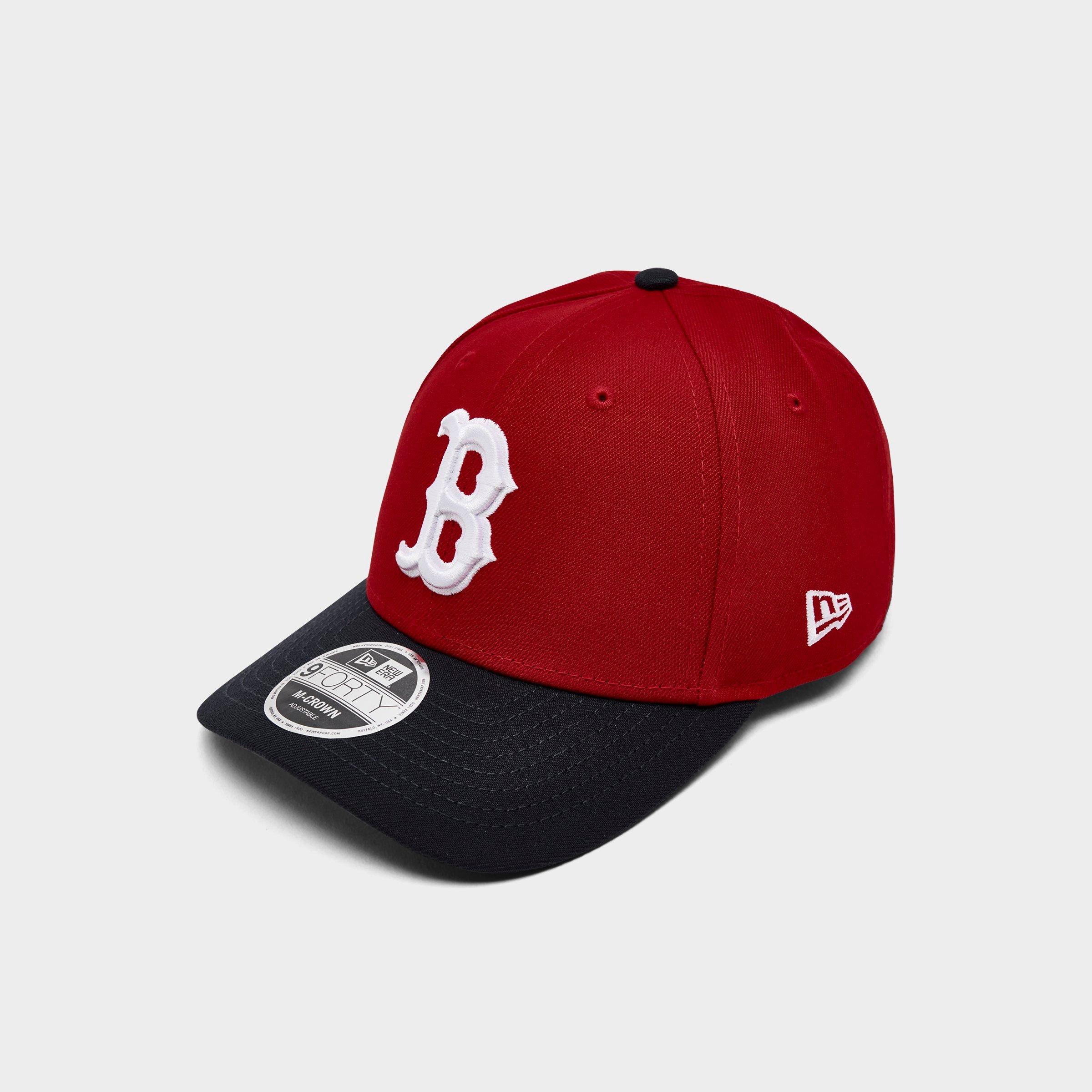 New Era Boston Red Sox MLB 9FORTY M-Crown Snapback Hat in Red/Black