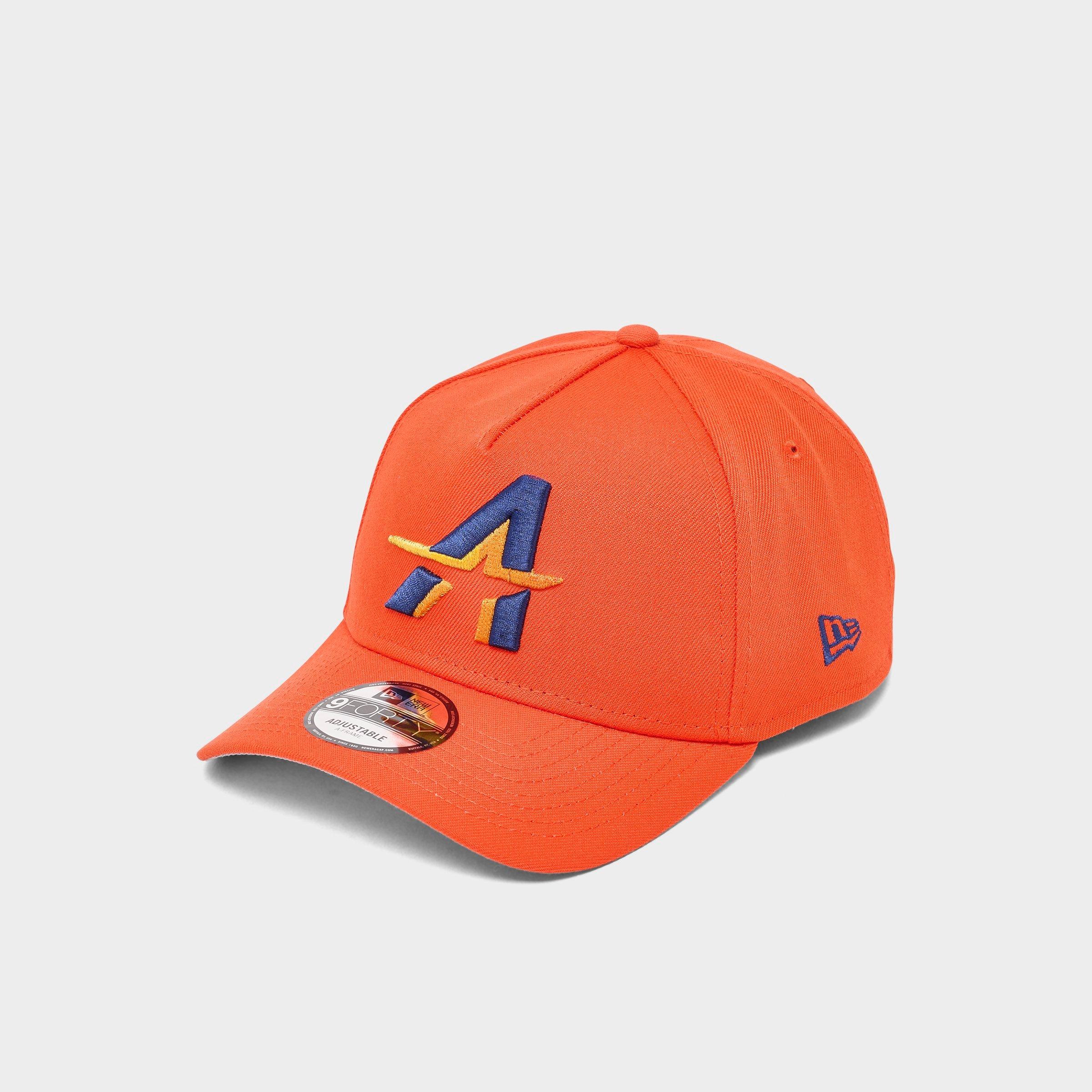 New Era Houston Astros MLB 9FORTY A-Frame Snapback Hat in Orange