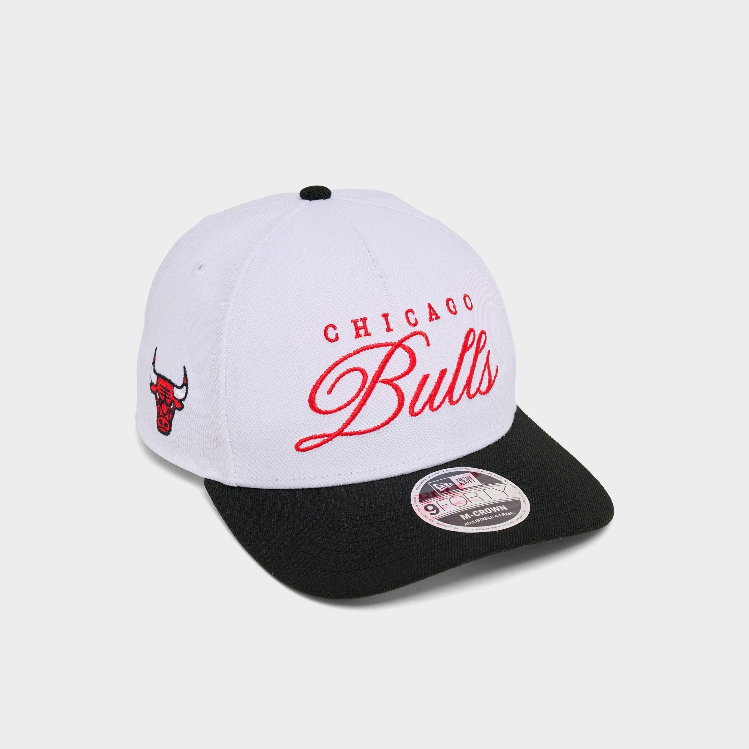 New Era Chicago Bulls NBA Draft 9FORTY A-Frame Snapback Hat in Chrome/Team Colors