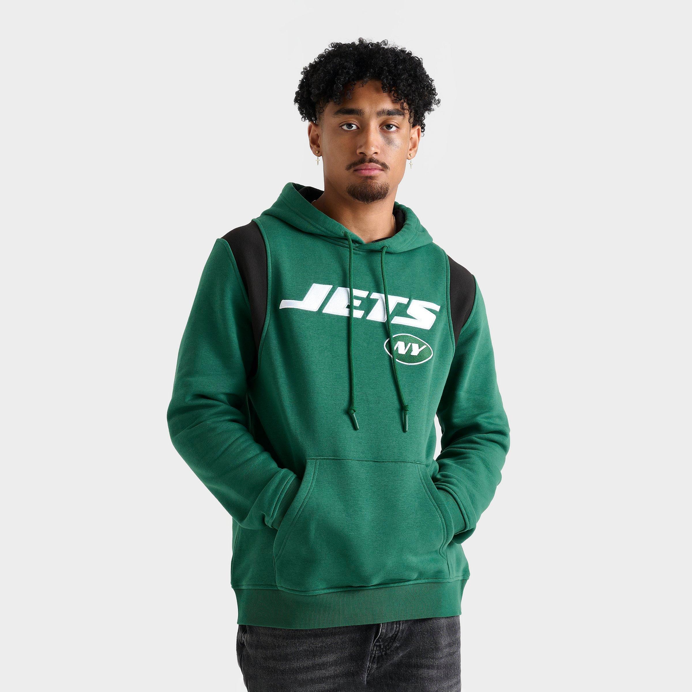 New Era Men's New York Jets NFL Team Fleece Hoodie in Green Size: Small