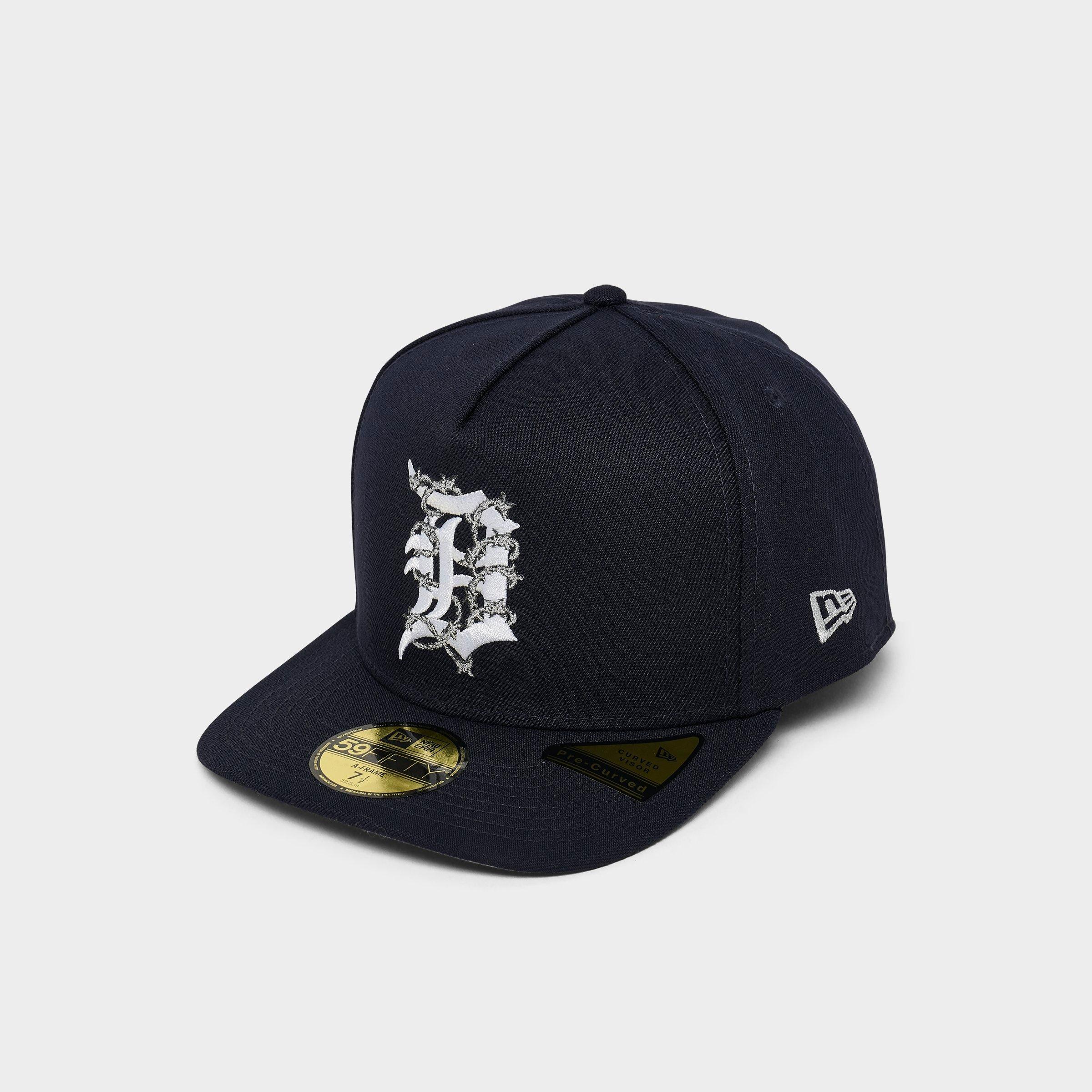 New Era Detroit Tigers MLB Wired 59FIFTY A-Frame Fitted Hat in Navy Size: 7 1/2