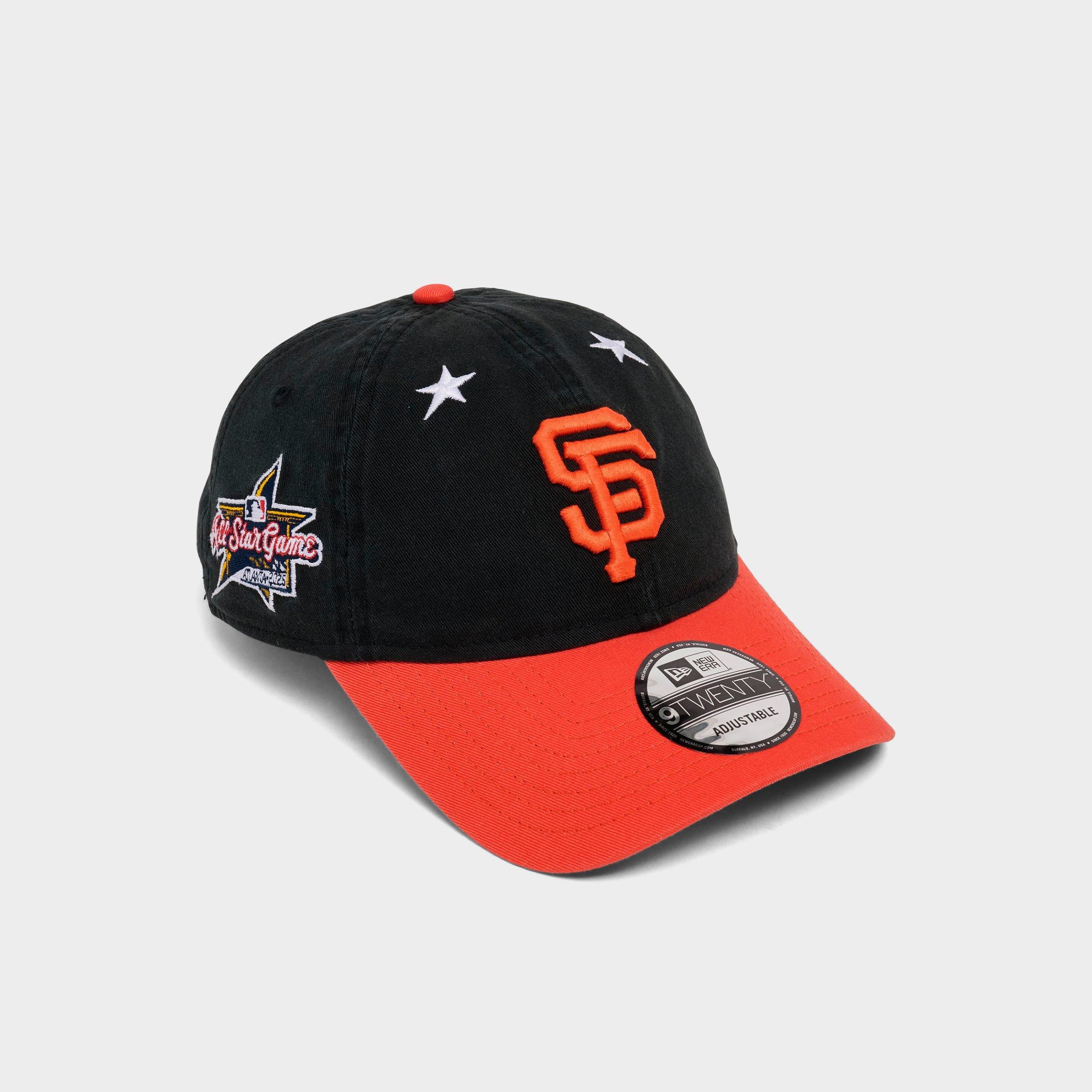 New Era San Francisco Giants MLB 9TWENTY Strapback Hat in Black/Orange