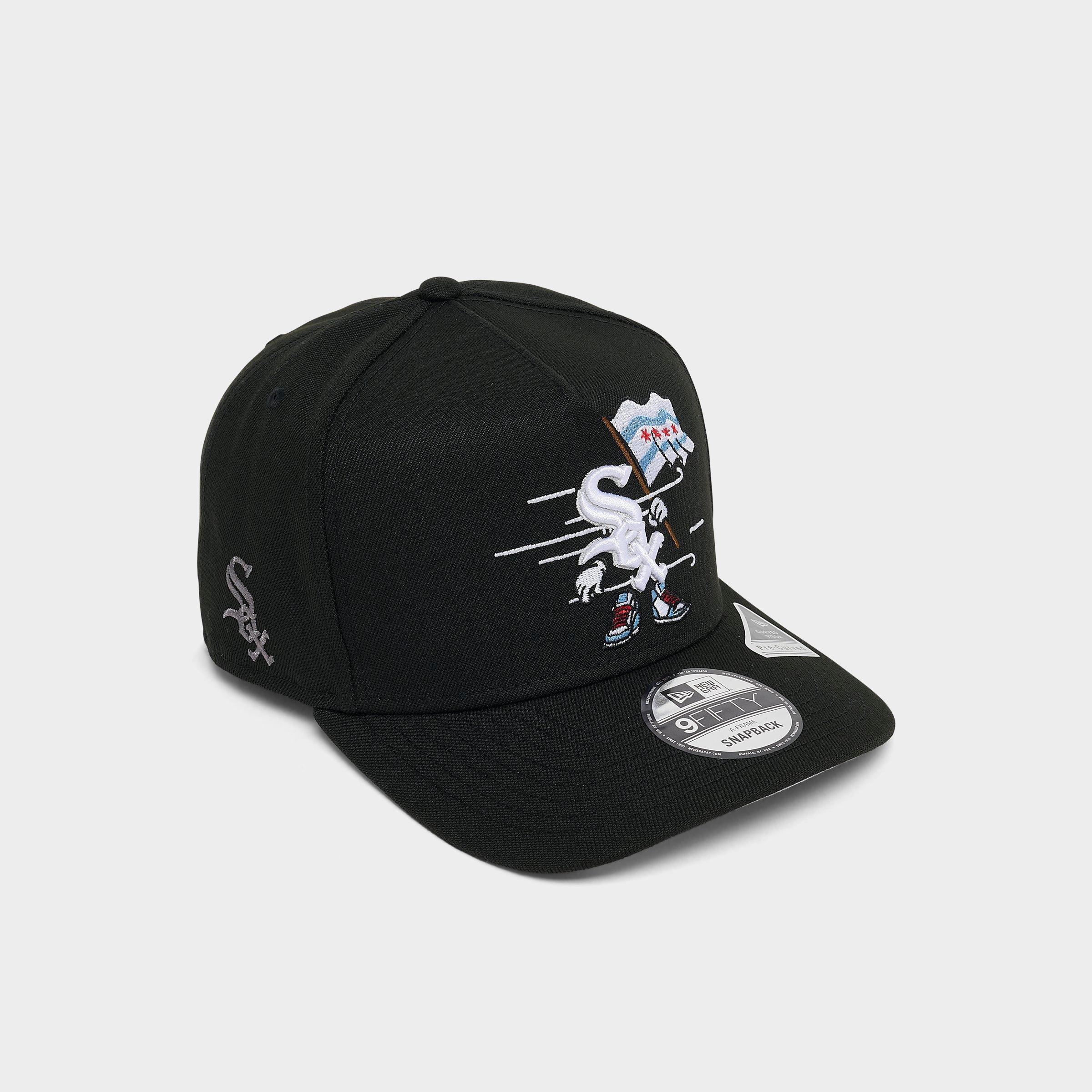 New Era Chicago White Sox MLB 9FIFTY A-Frame Cartoon Snapback Hat in Black