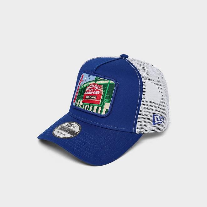 【海外限定】New Era 9FORTY A-Frame MLB Chicago Cubs Men's Chicago Cubs New Era Black A-Frame 9FORTY Trucker