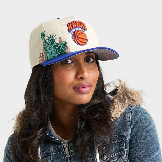 New Era New York Knicks NBA Liberty Hardwood Classics 9FIFTY A-Frame Snapback Hat