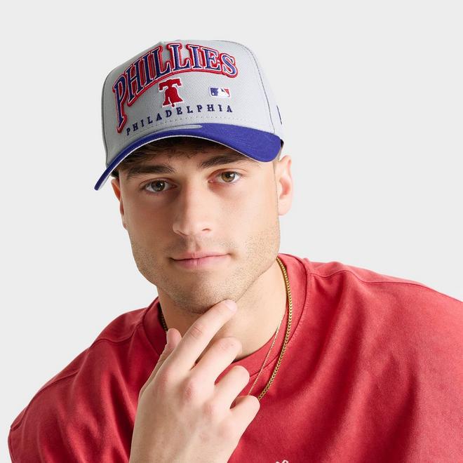 New Era Philadelphia Phillies MLB 9FORTY Embroidery Wordmark A-Frame Snapback Hat