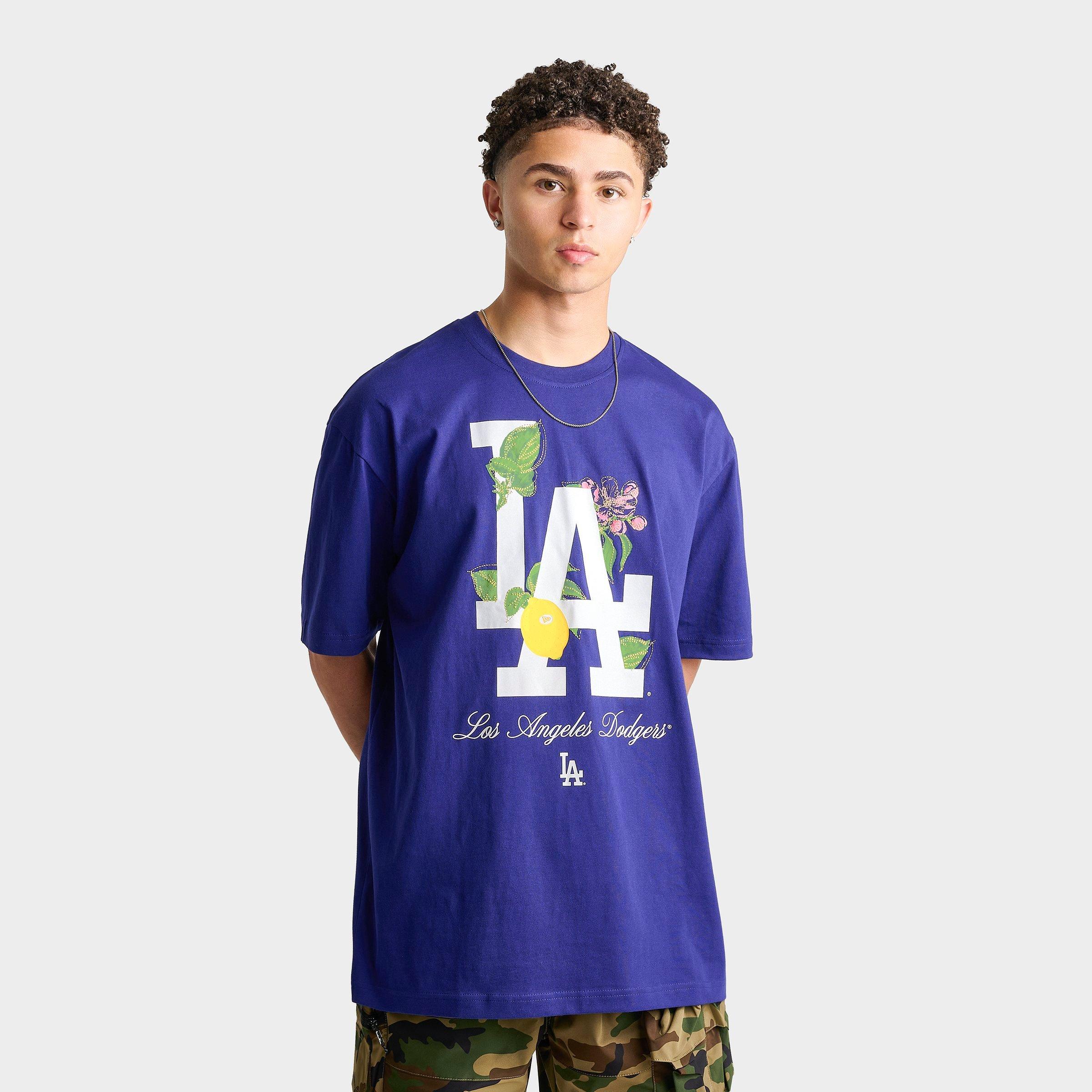 New Era Men's Los Angeles Dodgers MLB Calabasas Graphic T-Shirt in Dodger Blue Size: Small