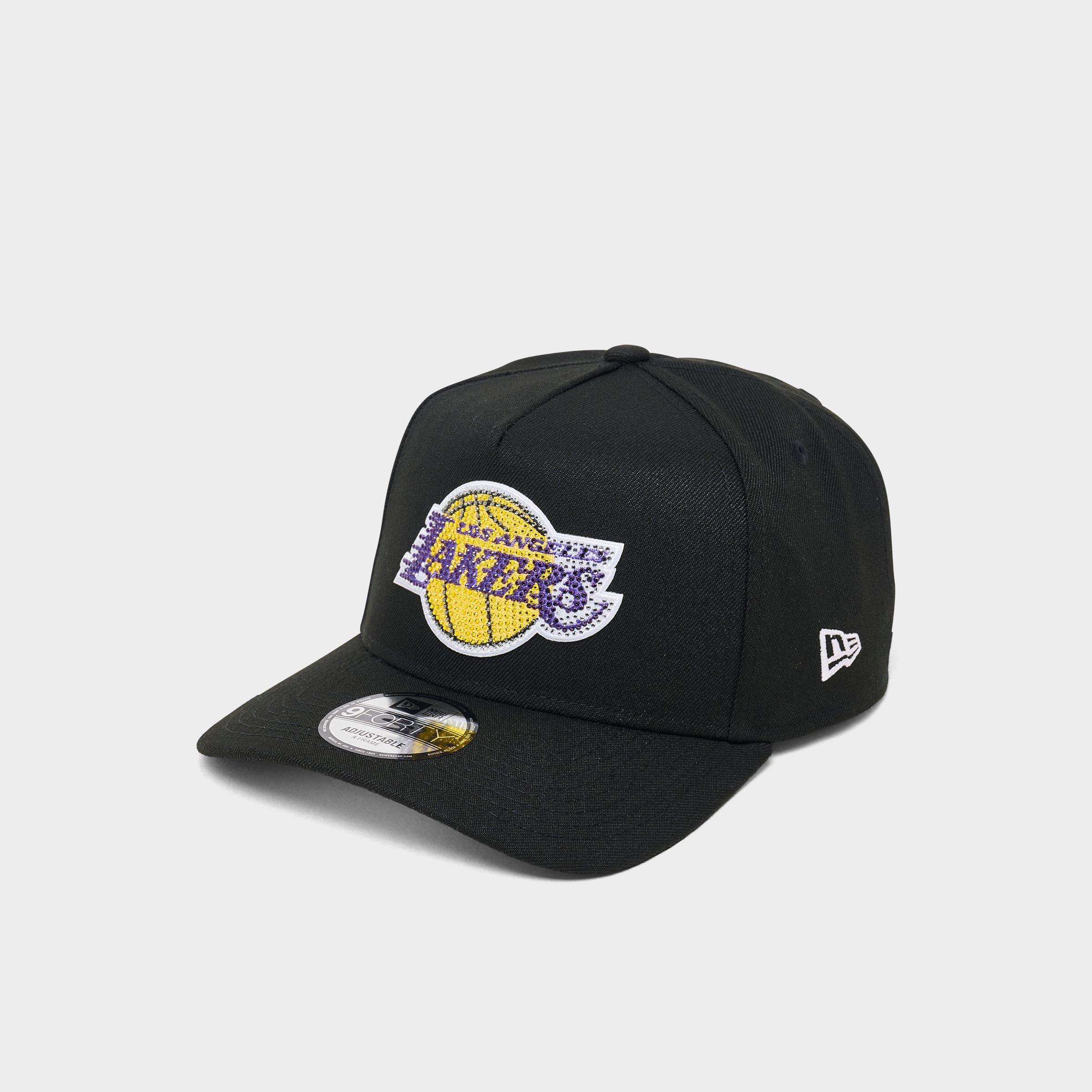 New Era Los Angeles Lakers Nba Draft Day 9forty A-frame Snapback Hat In Black