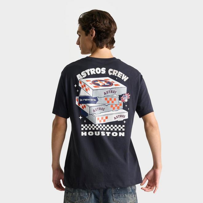 Men's New Era Houston Astros MLB Pizza Graphic T-Shirt