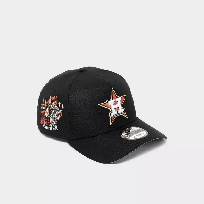 New Era Houston Astros MLB Local Side Patch 9FORTY A-Frame Snapback Hat