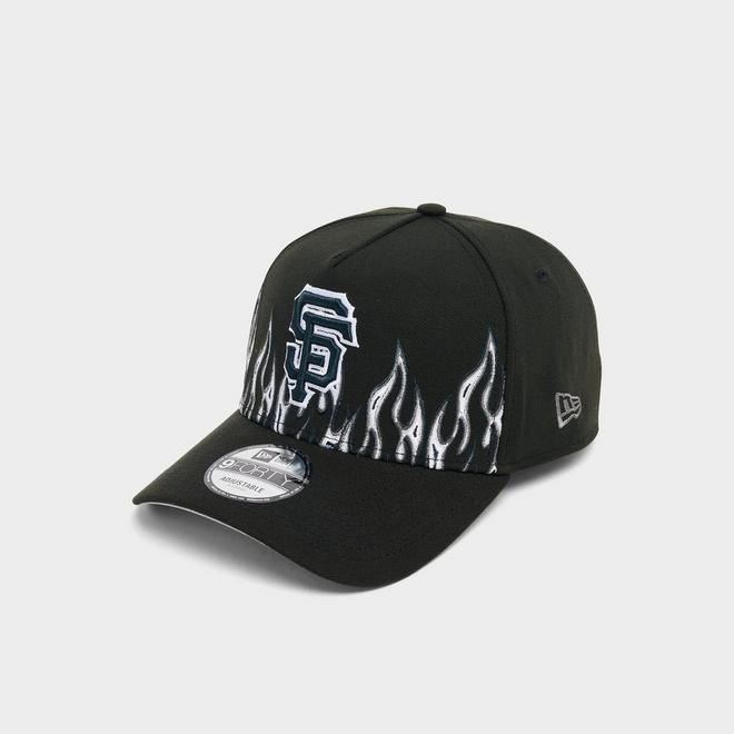 New Era San Francisco Giants MLB Large Flame Logo 9FORTY A-Frame Snapback Hat