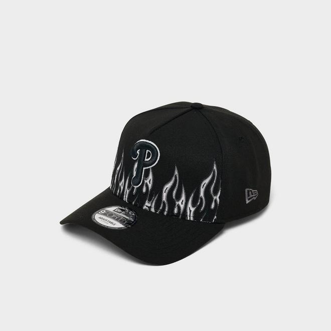 New Era Philadelphia Phillies MLB Large Flame Logo 9FORTY A-Frame Snapback Hat