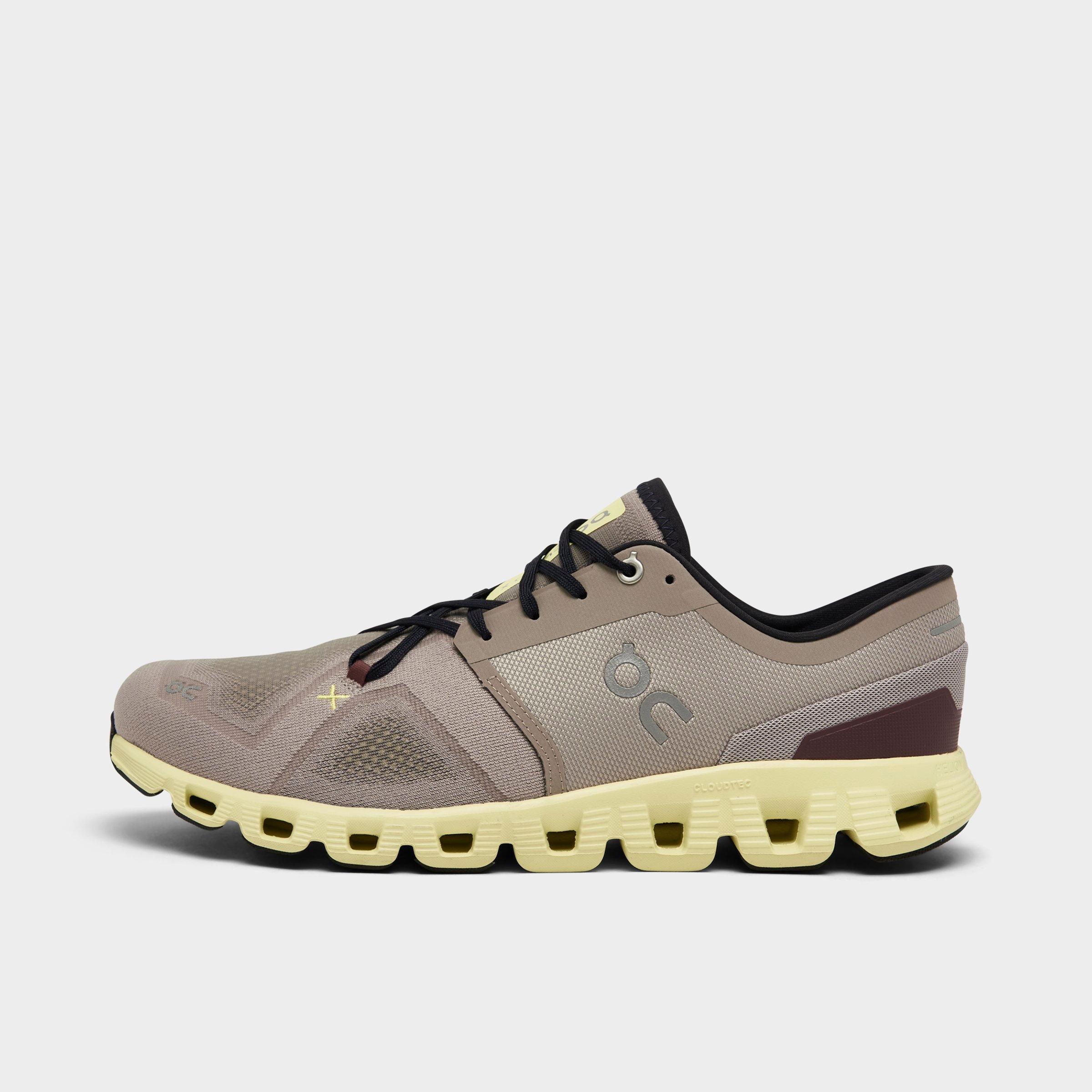 On Men's Cloud X 3 Running Shoes In Fog/hay
