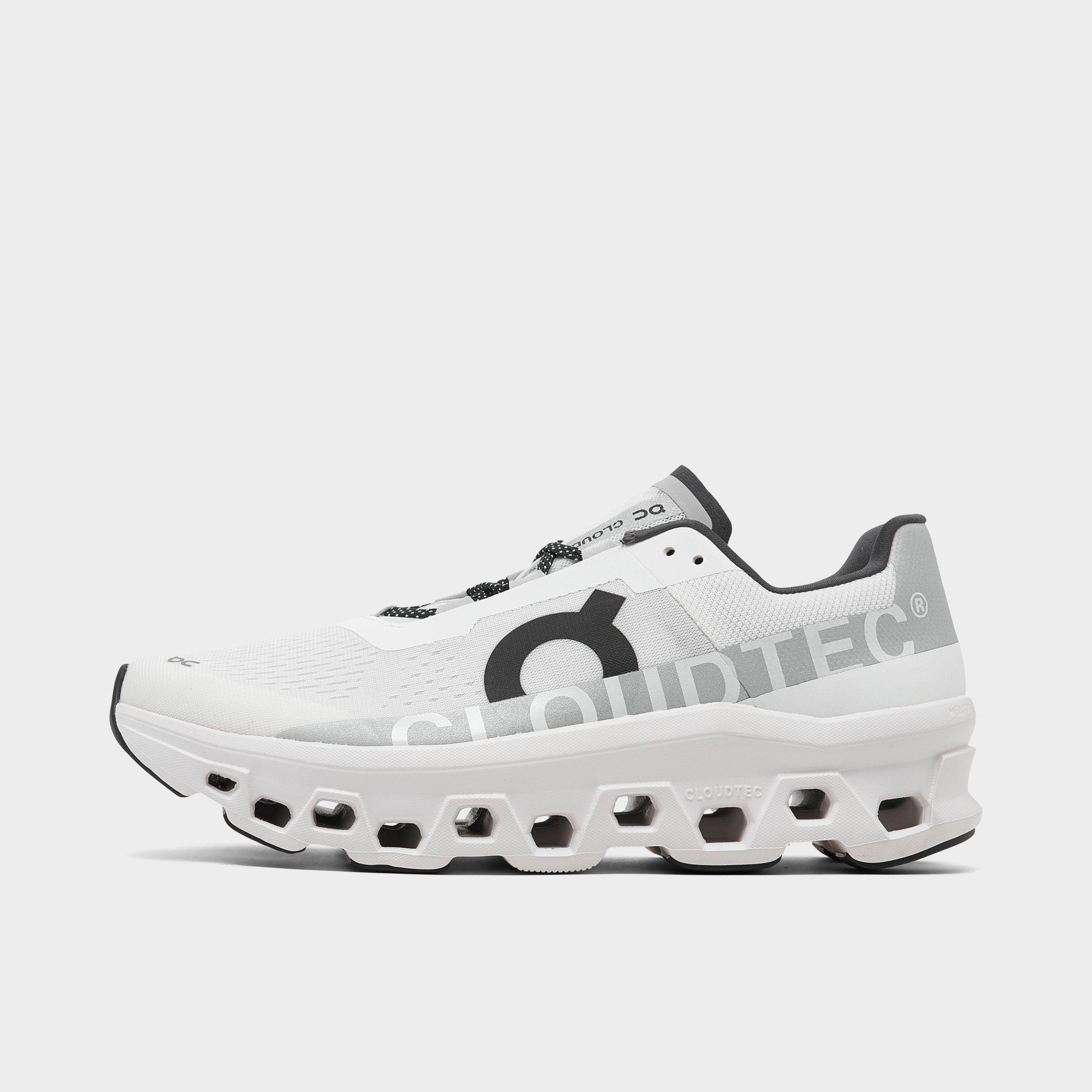 On Men's Cloudmster Running Shoes in White/Undyed White Size 11.5