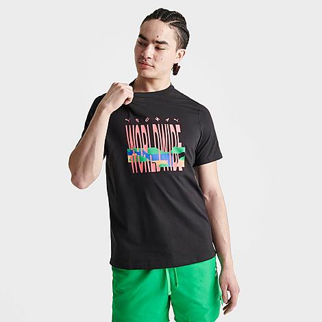 Hoorzitting Verminderen Bezwaar Puma Men's Worldwide Graphic T-shirt In Black | ModeSens