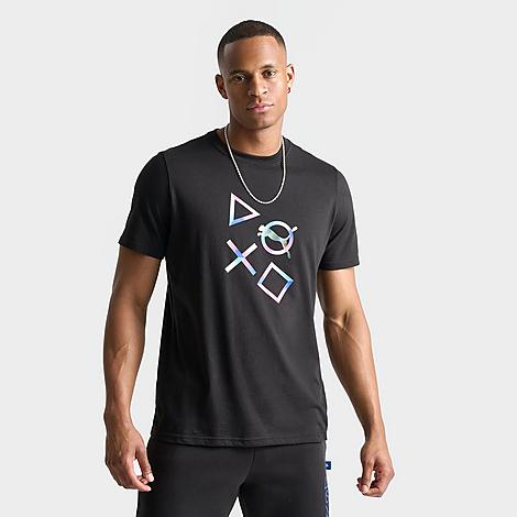 Puma Men's X Playstation Icons Graphic T-shirt In  Black