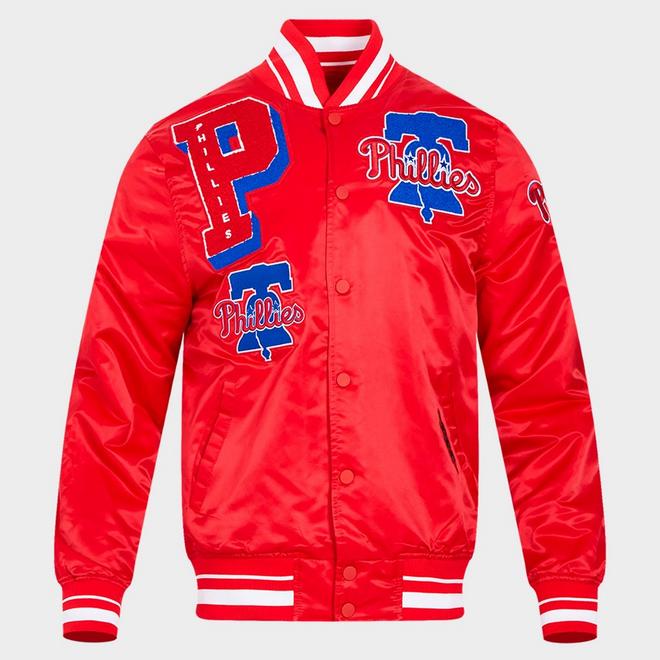 Men's Pro Standard Philadelphia Phillies MLB Mashup Rib Satin Jacket