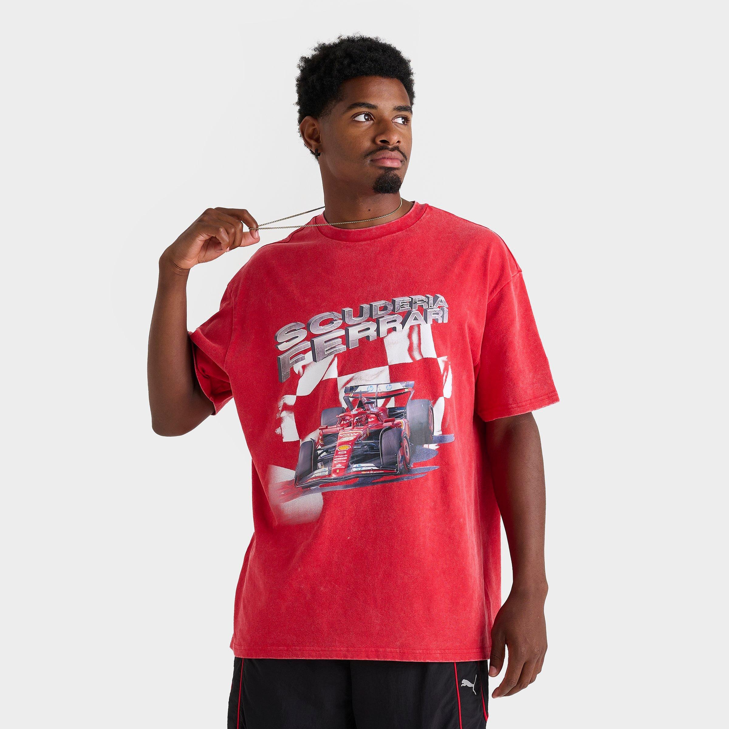 Men's Puma Scuderia Ferrari Sportswear Graphic T-Shirt in Rosso Corsa Size: Small