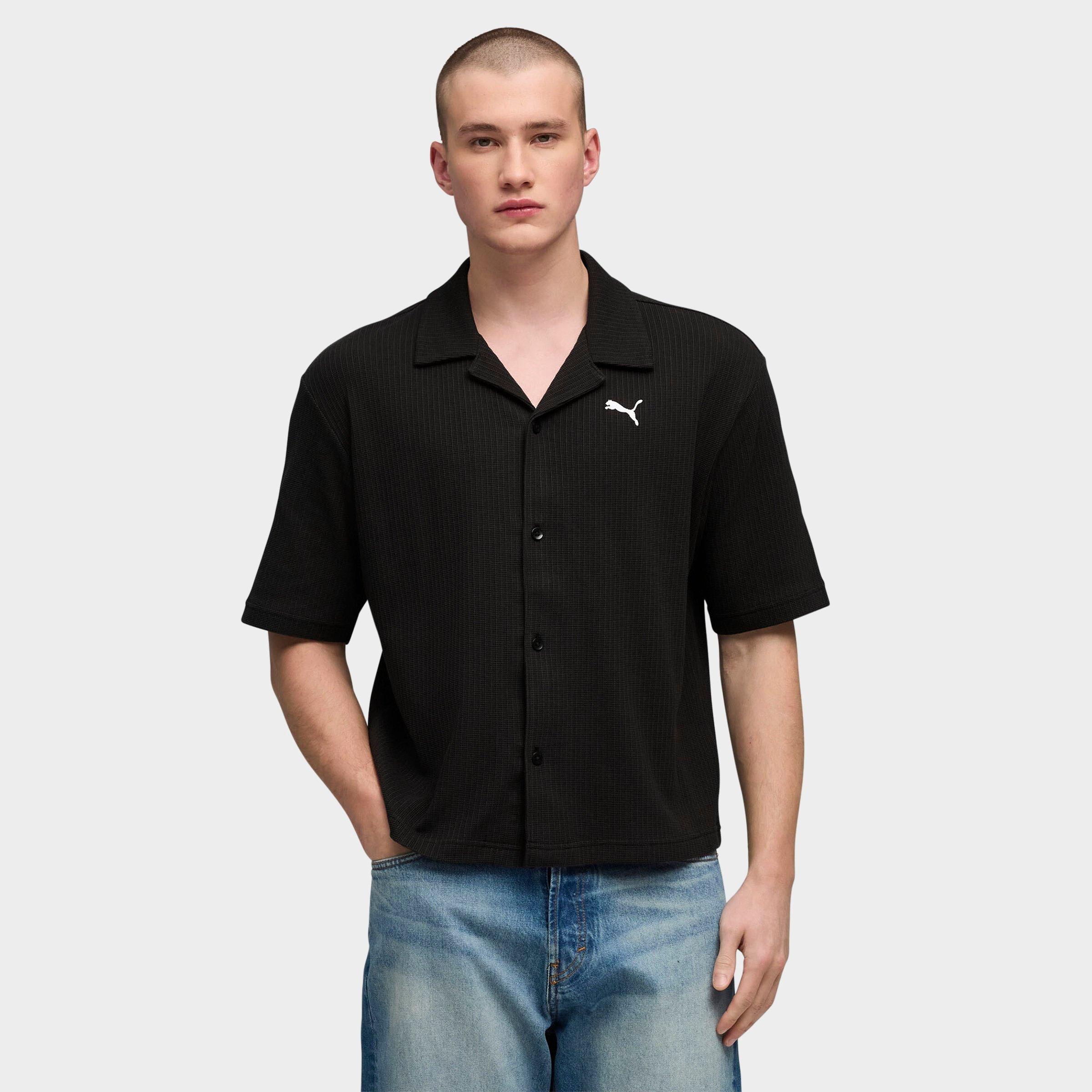 Puma Wardrobe Essentials Boxy Camp Shirt