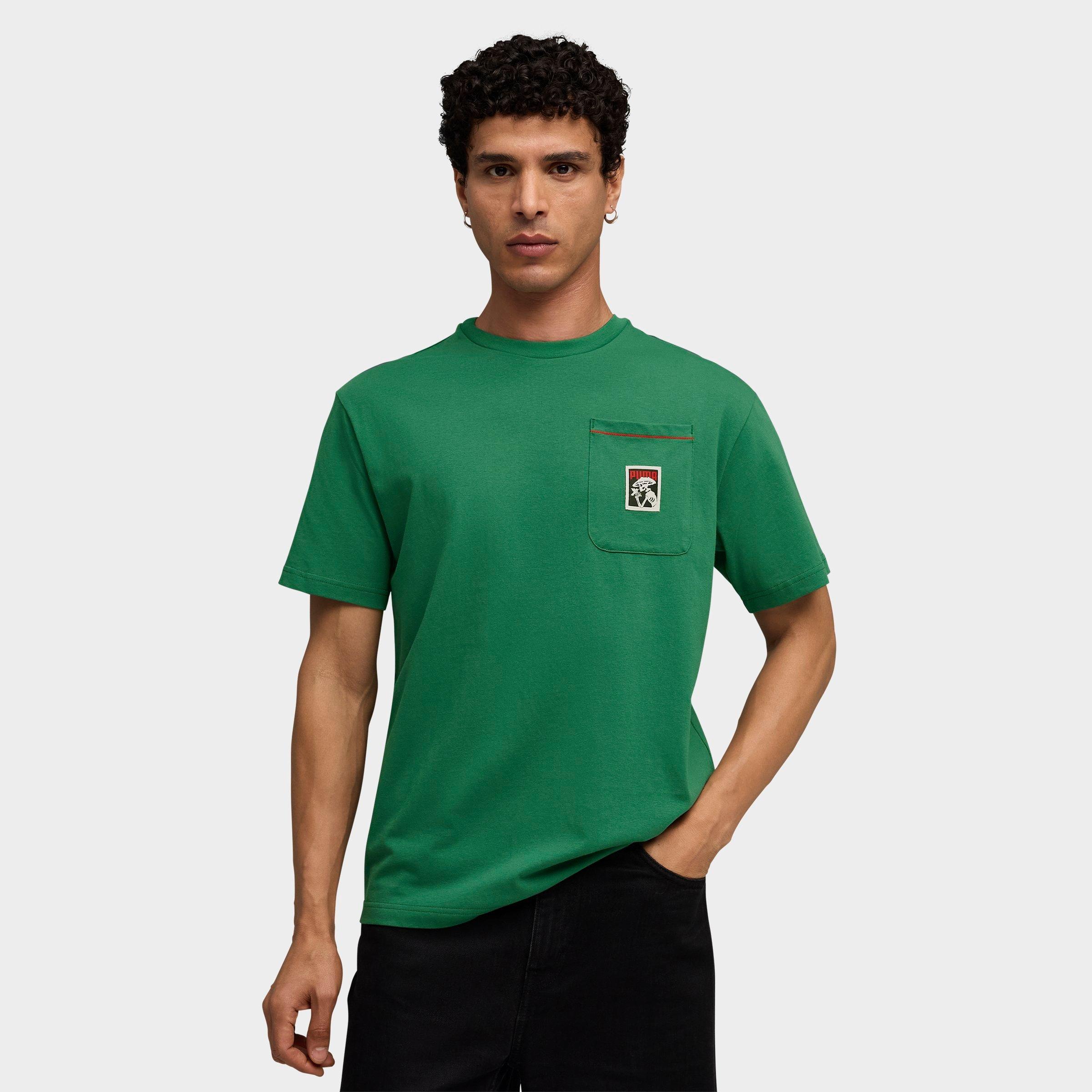 Men's Puma Día de Muertos Pocket T-Shirt in Vine Size: Small