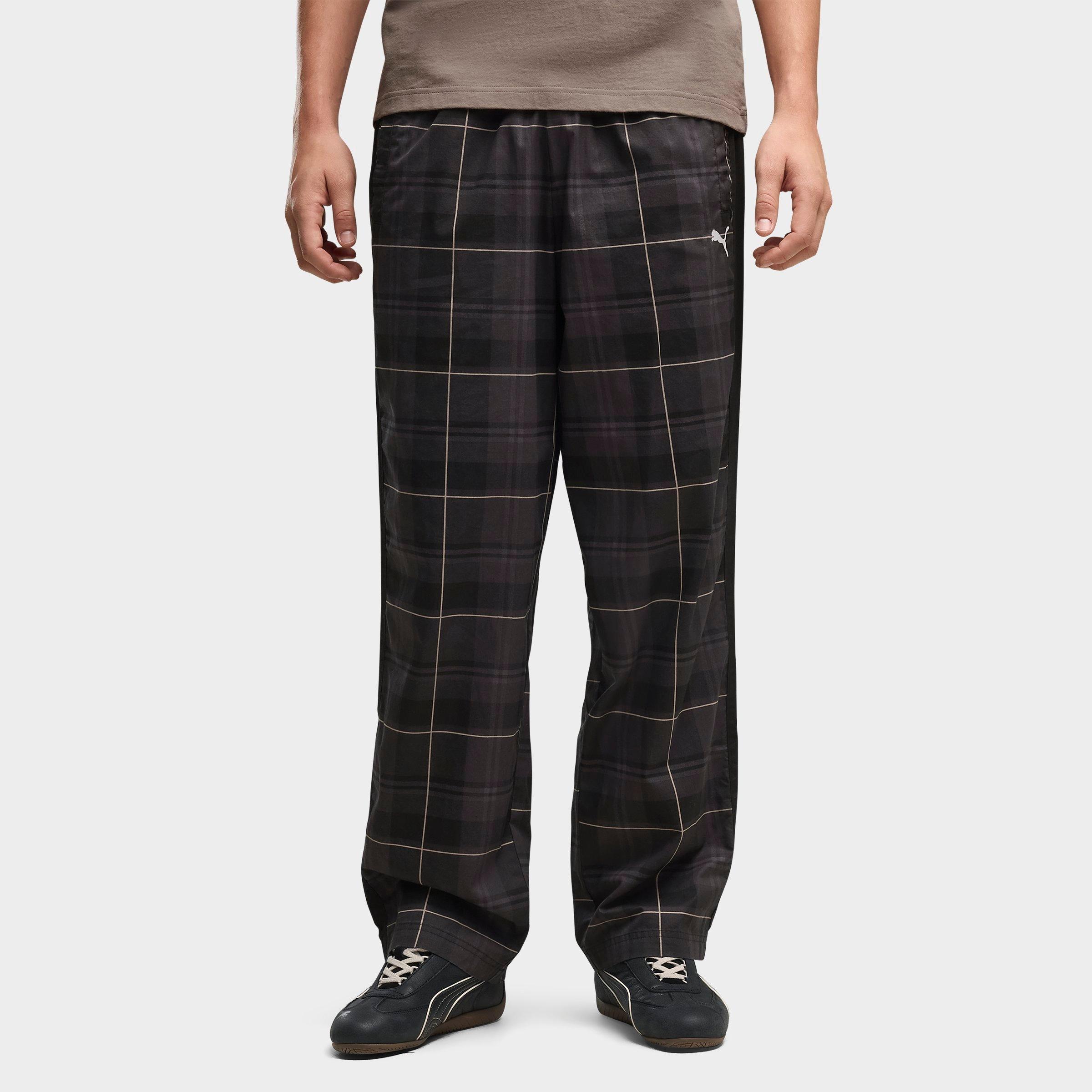 Men's Puma Relaxed Tartan T7 Track Pants