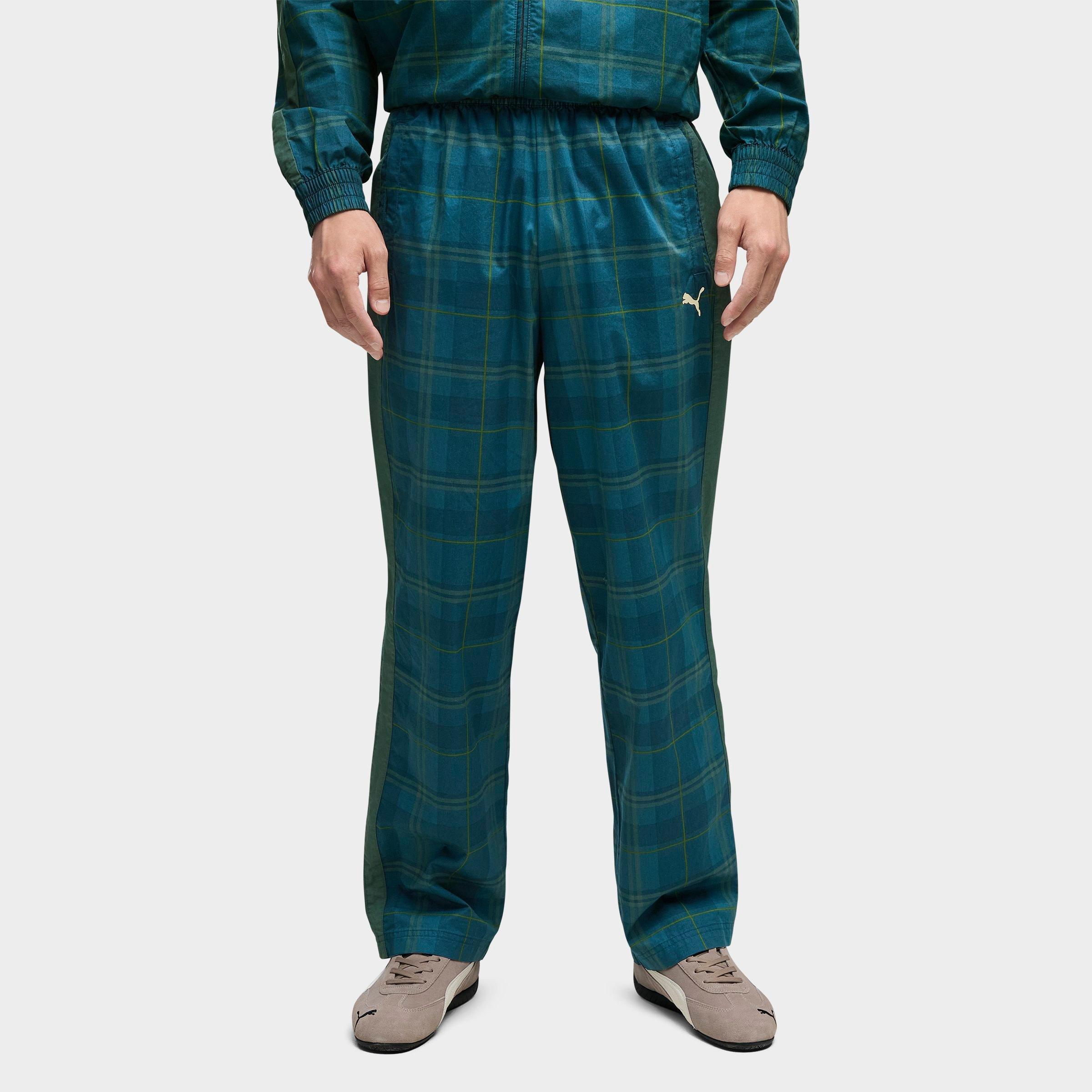 Men's Puma Relaxed Tartan T7 Track Pants