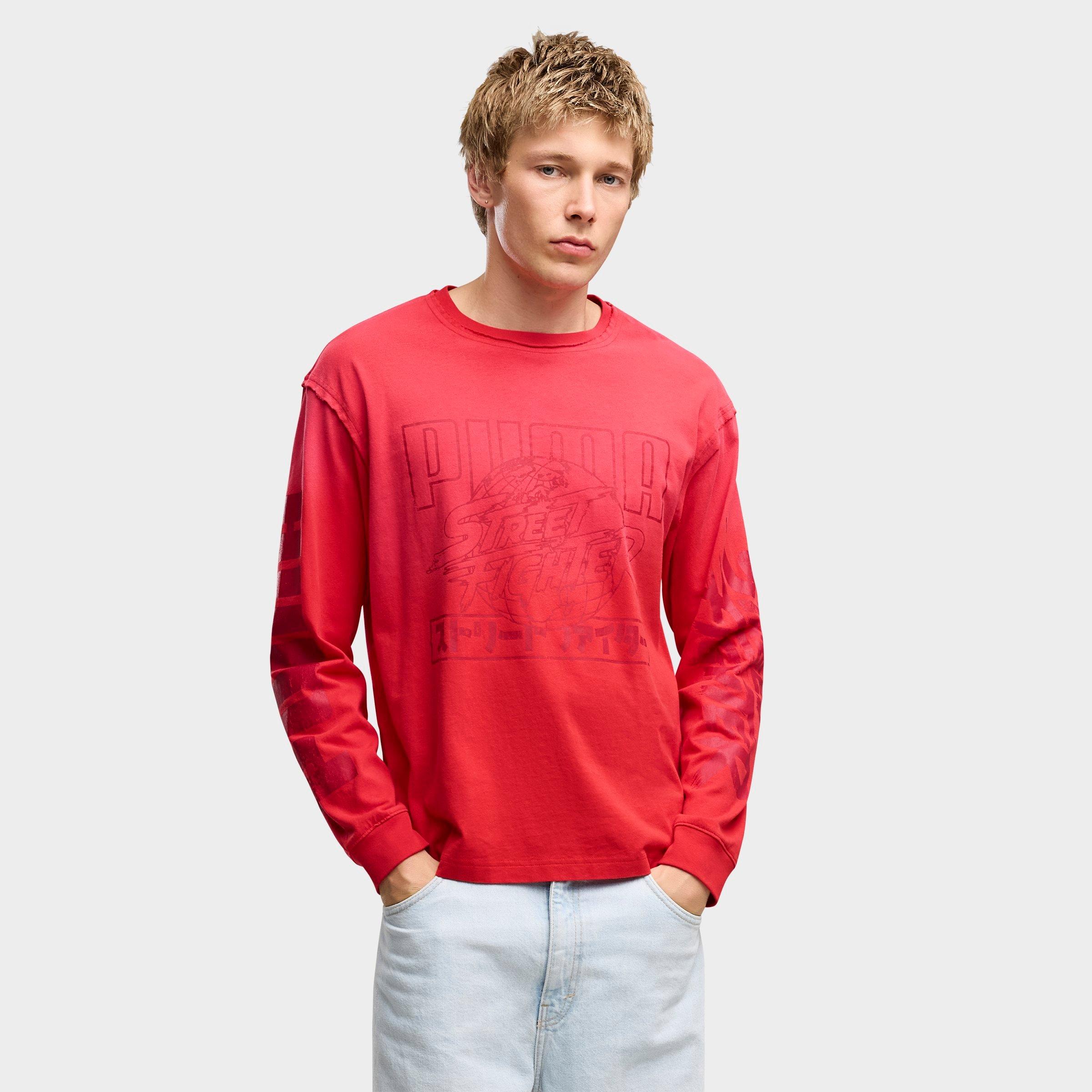Men's Puma x Street Fighter Ryu and Ken Long-Sleeve T-Shirt