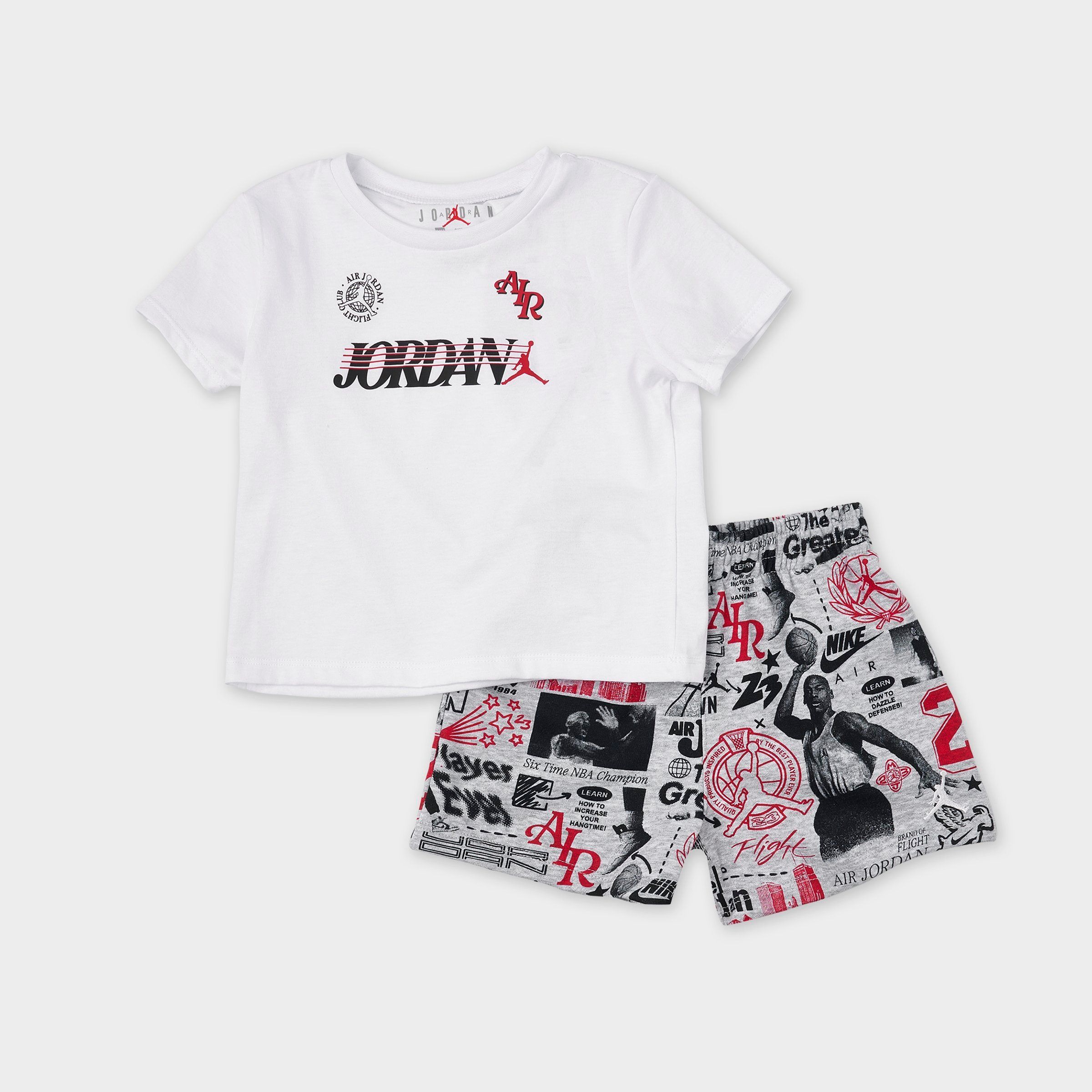 Jordan Kids Toddler Sports Club T-Shirt and Shorts Set